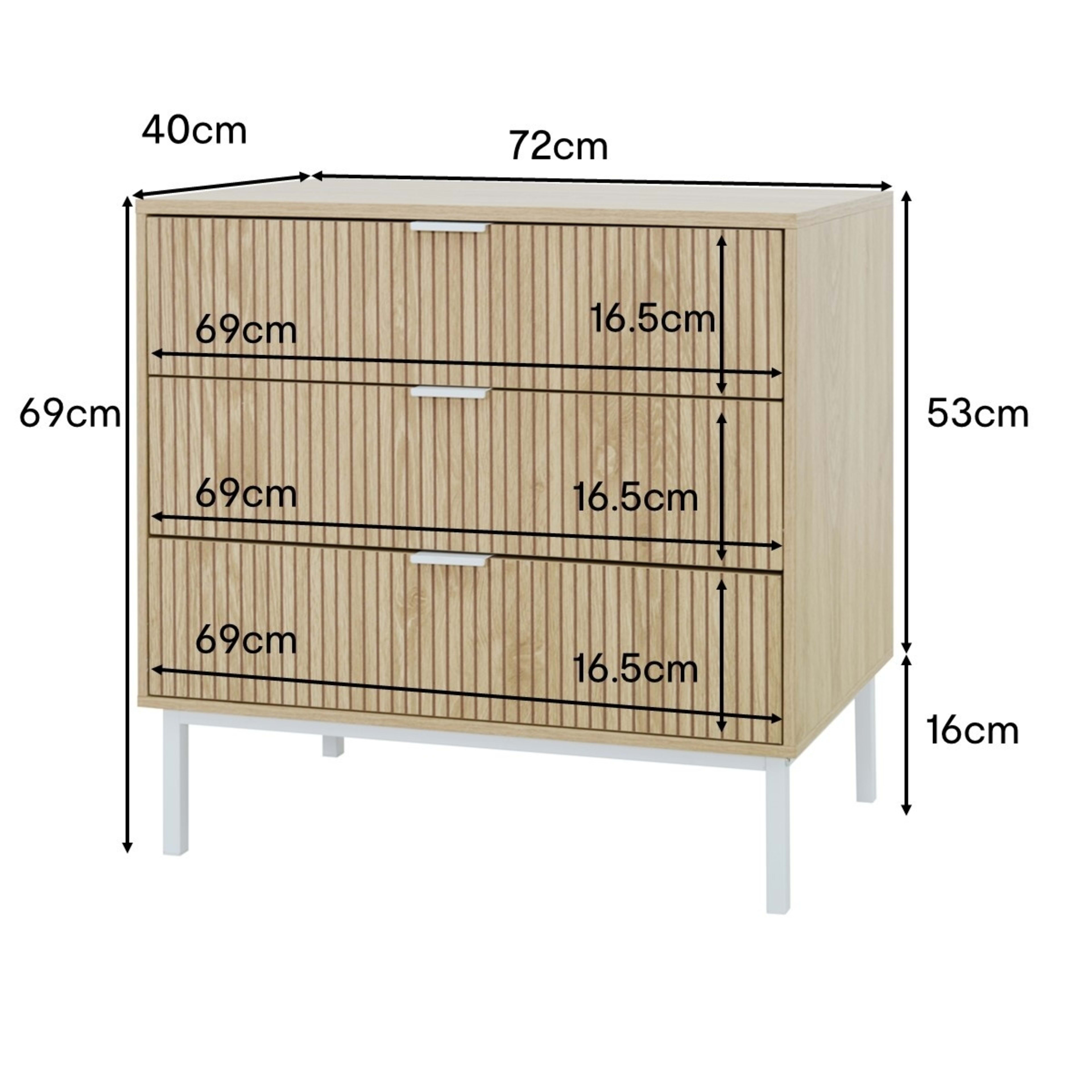 9 Isla 3 Drawer Chest, 9 of 9