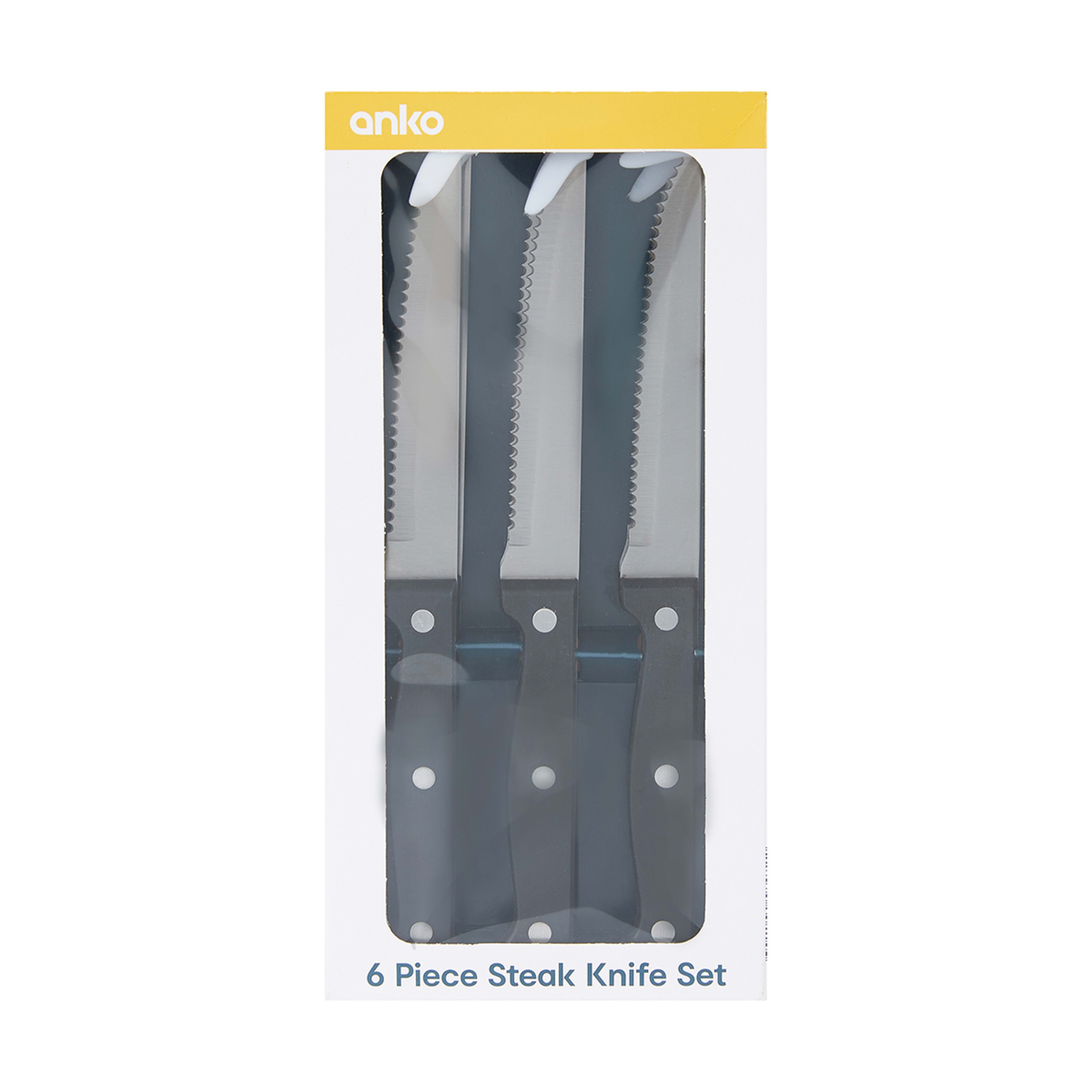 6 Piece Steak Knife Set Kmart