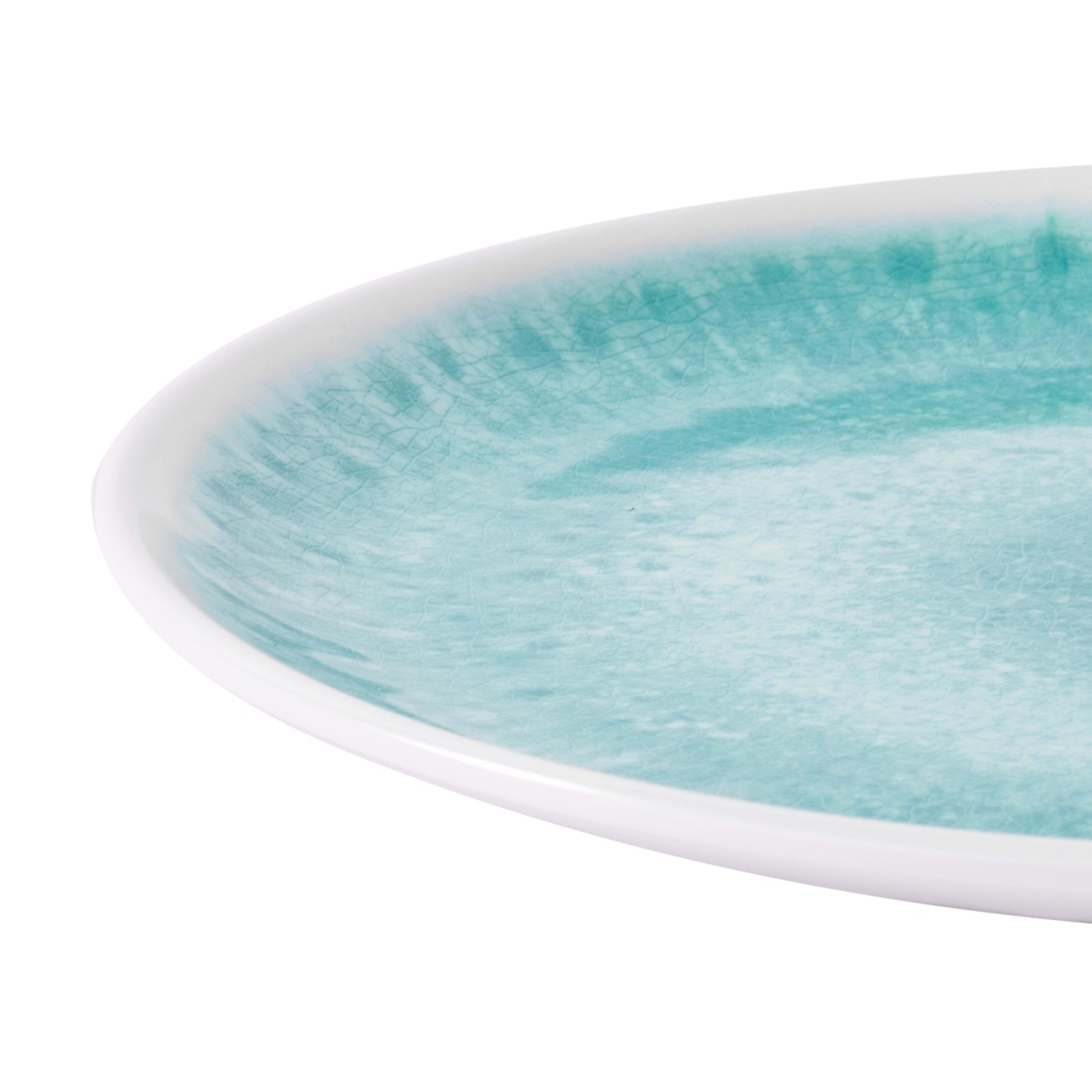 4 4 Pack Mint Glazed Look Side Plates, 4 of 7