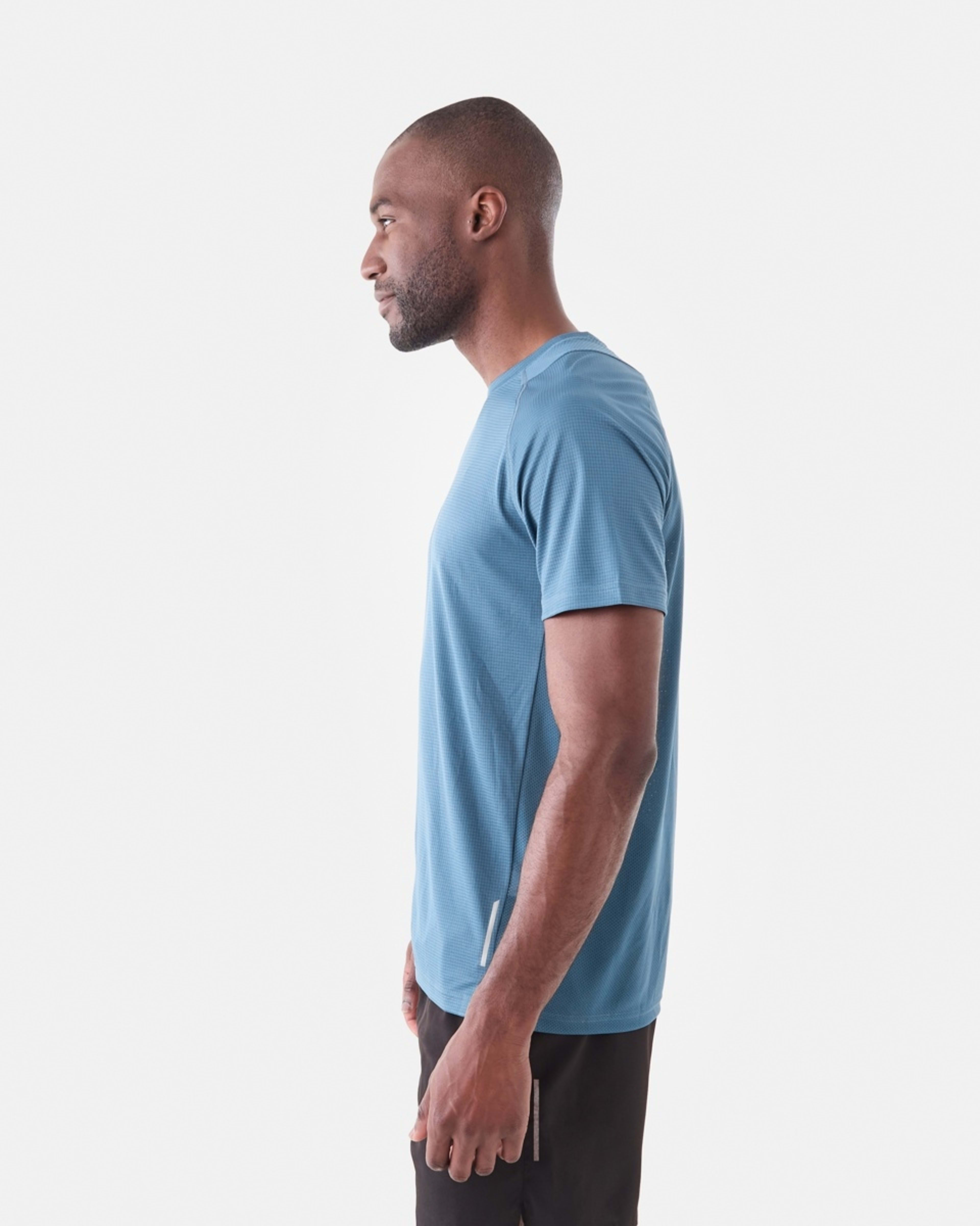 2 Active Mens Performance T-shirt Blu Wwood, 2 of 7