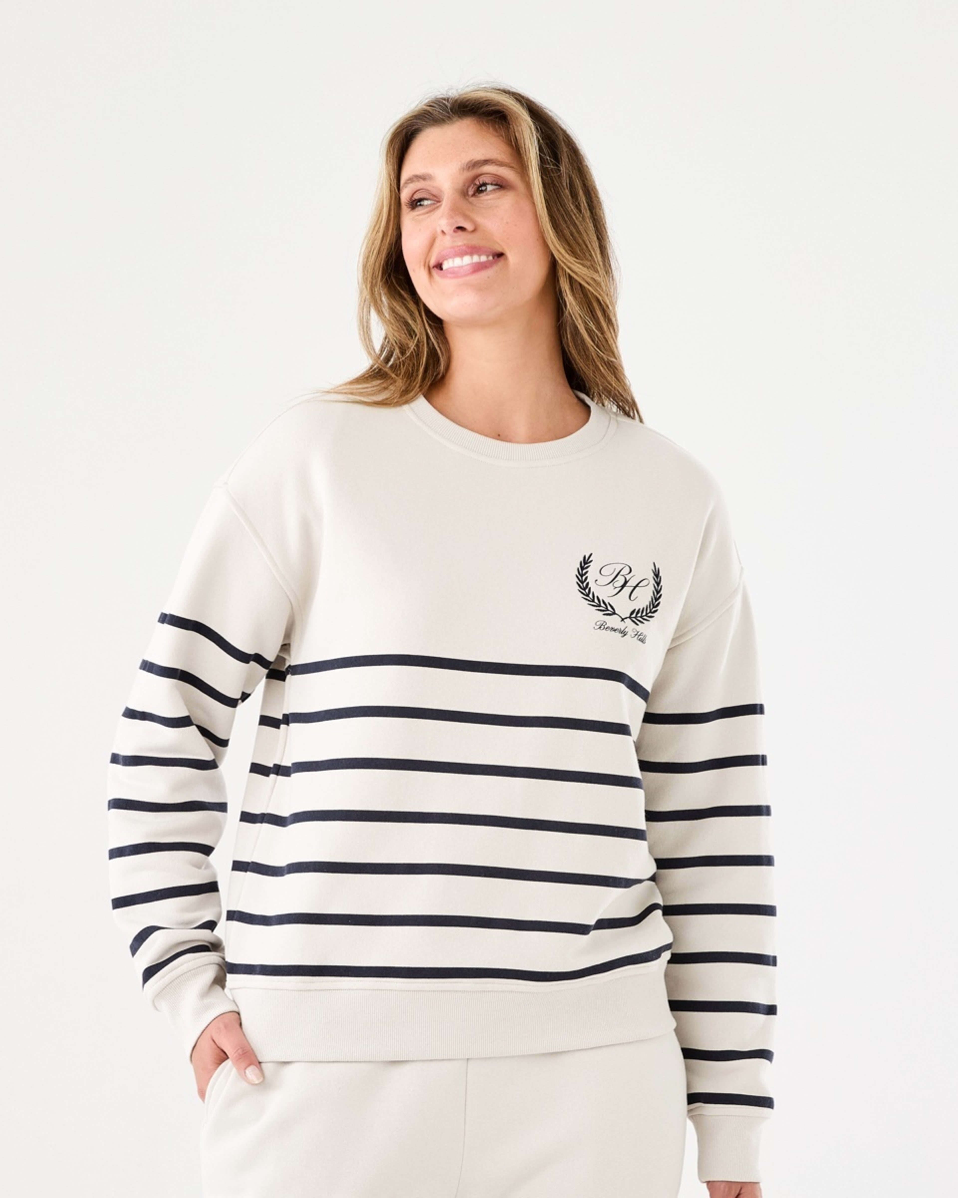 1 Relaxed Print Sweatshirt Bev Hills, 1 of 6