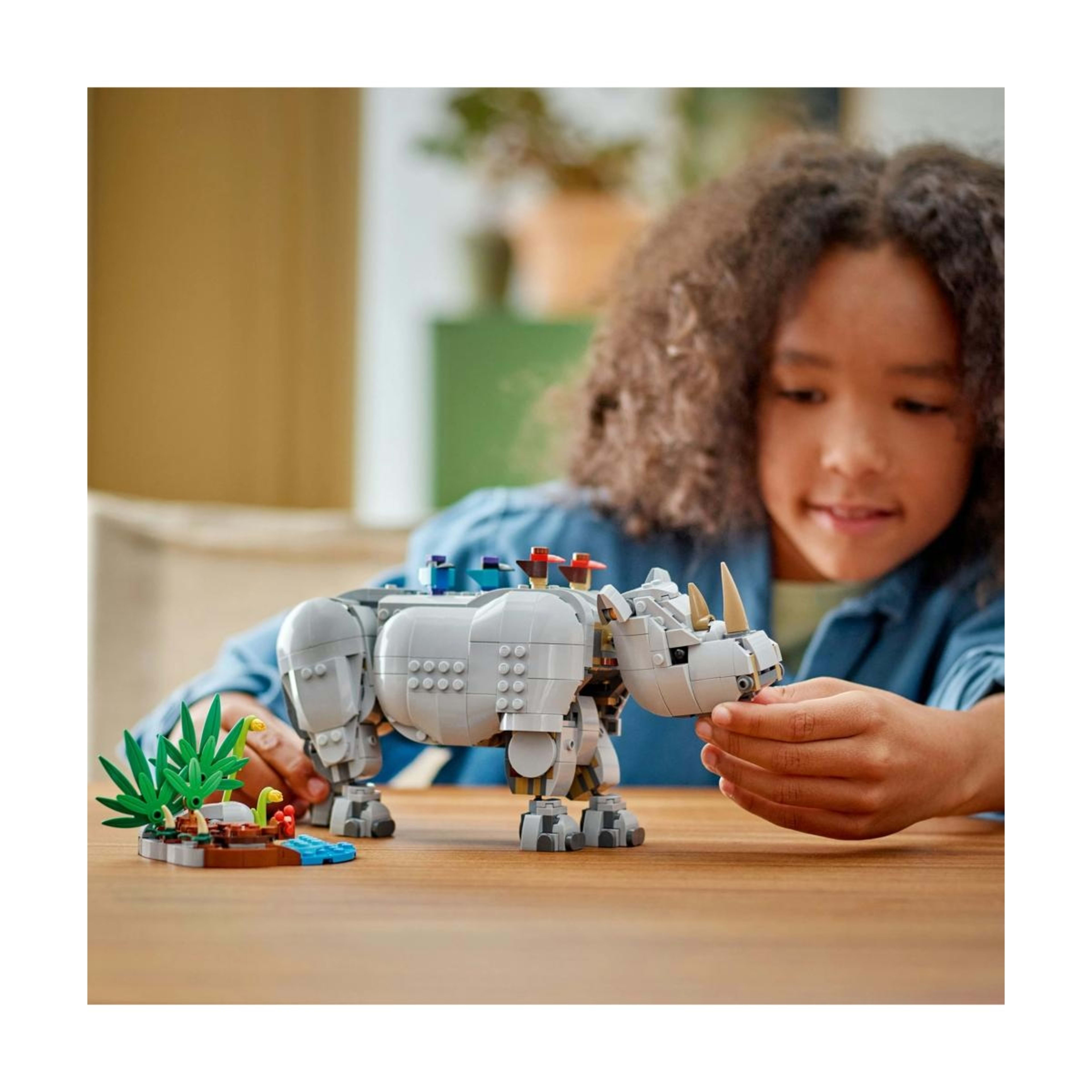 9 LEGO Creator Wild Animals: Majestic Rhino with Birds 31171, 9 of 10