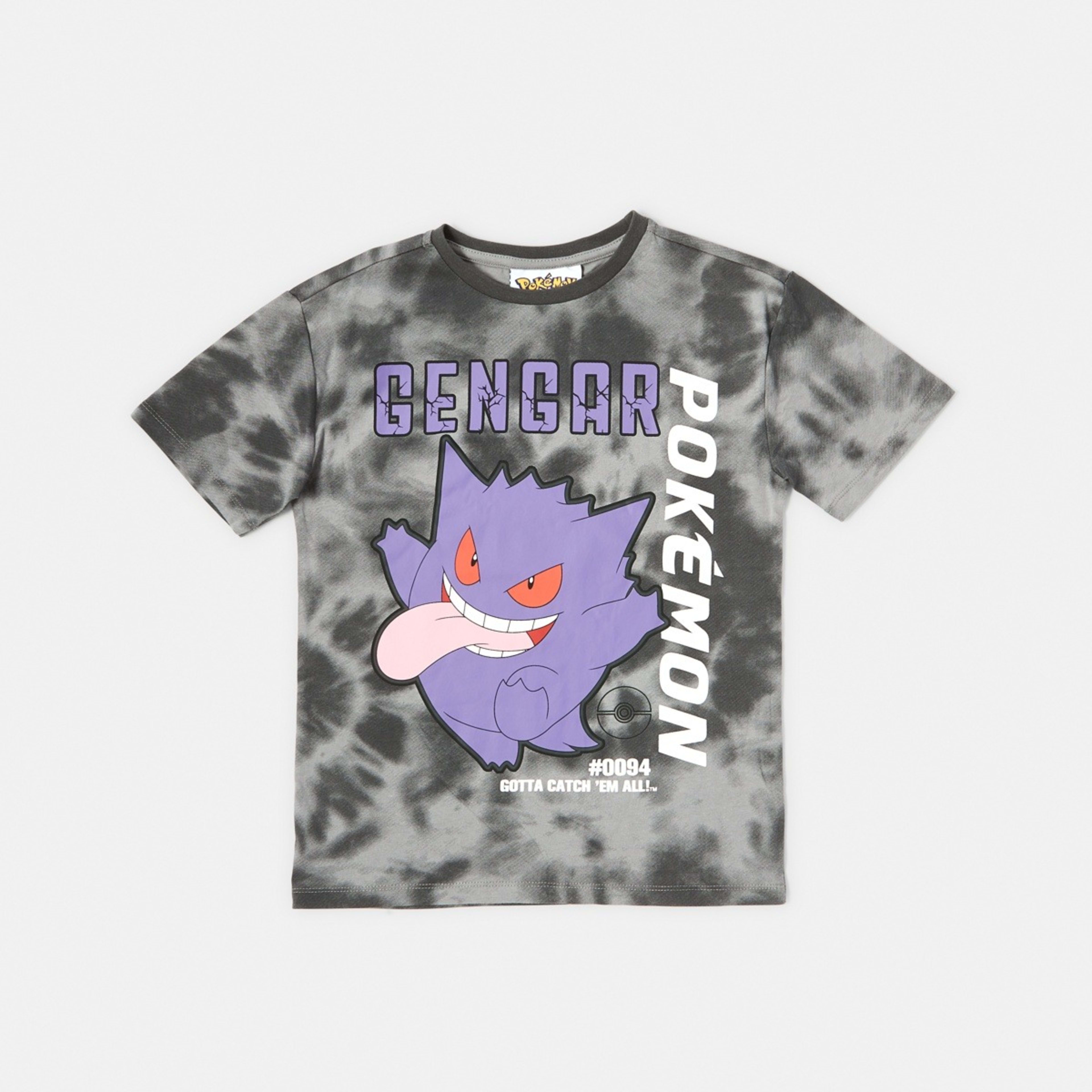 7 Pokemon Gengar License T-shirt Gengar Grey, 7 of 8