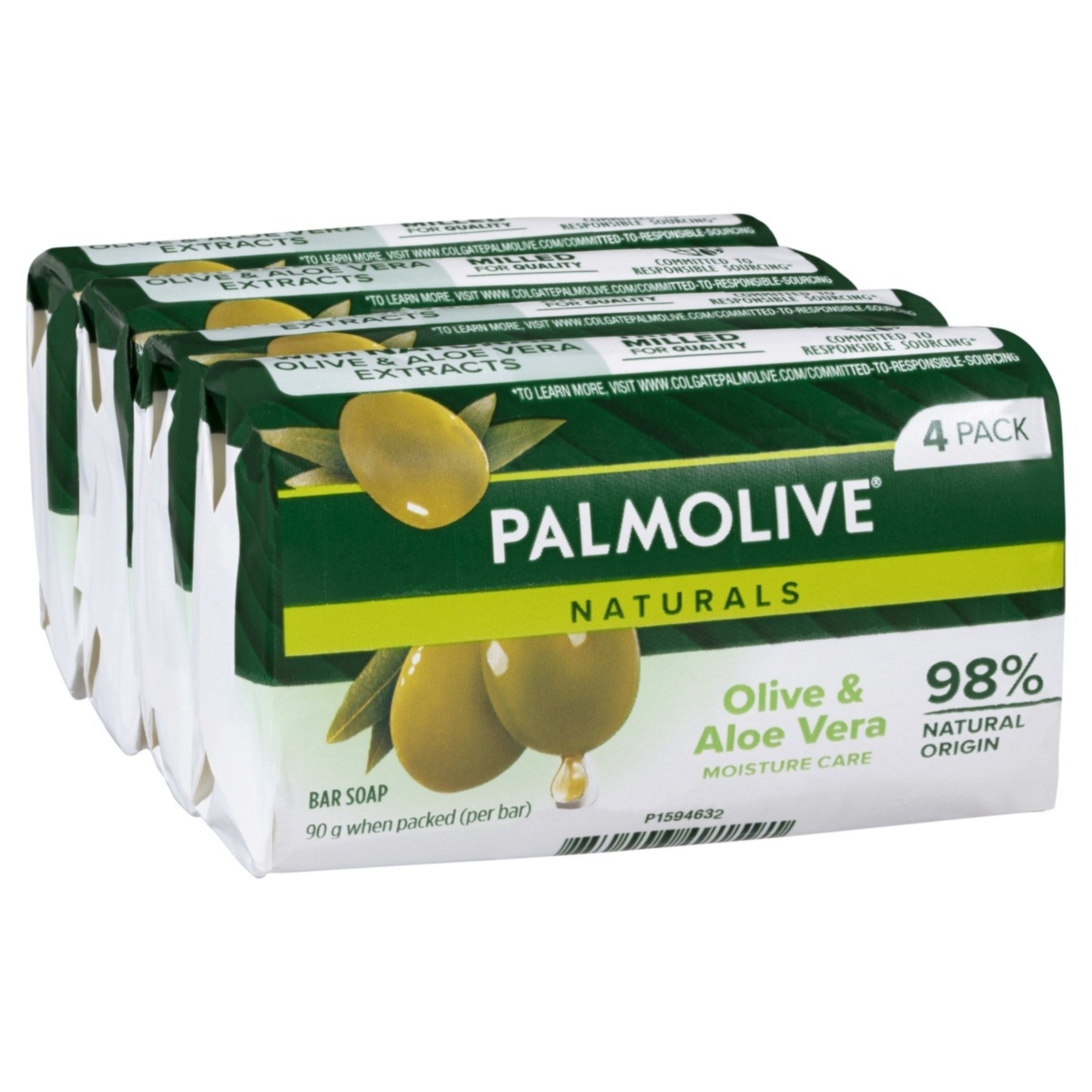 1 Palmolive 4 Pack Naturals Moisture Care Bar Soap