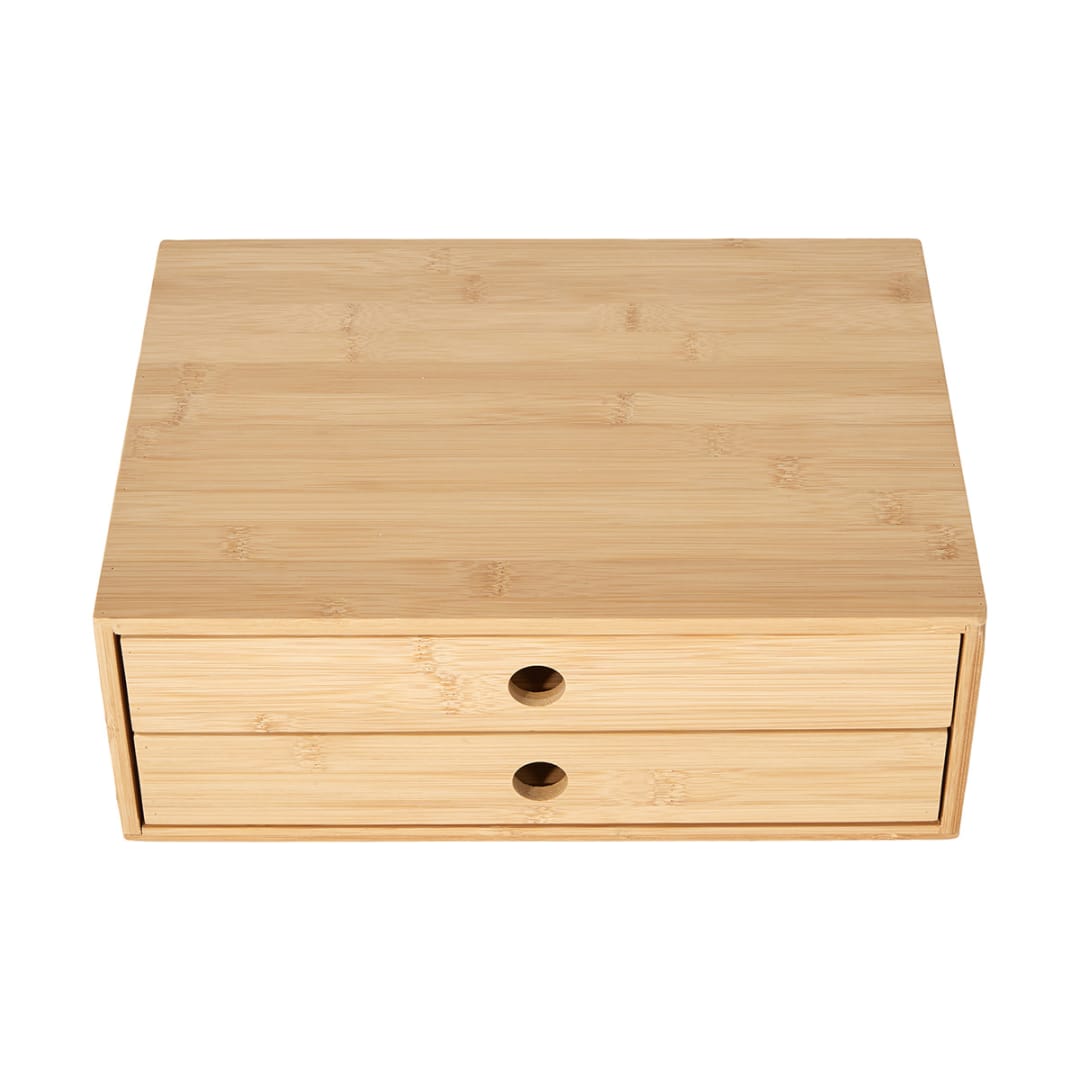 Bamboo Desk Top Drawers Kmart