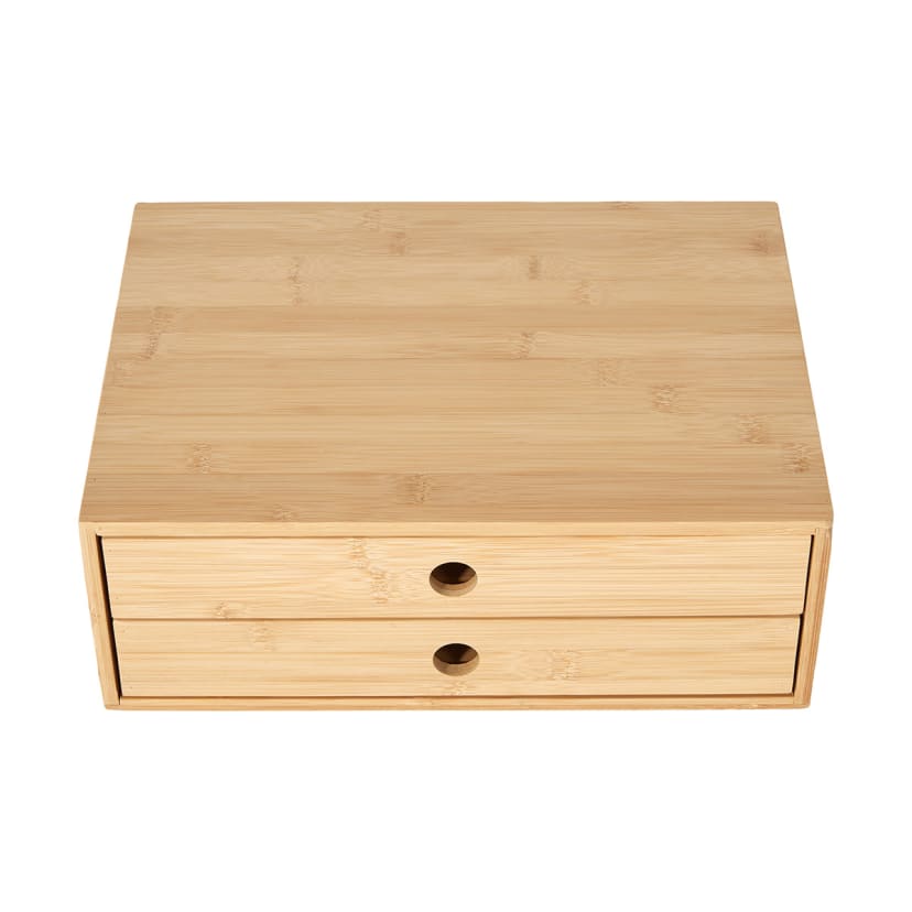 Bamboo Desk Top Drawers Kmart
