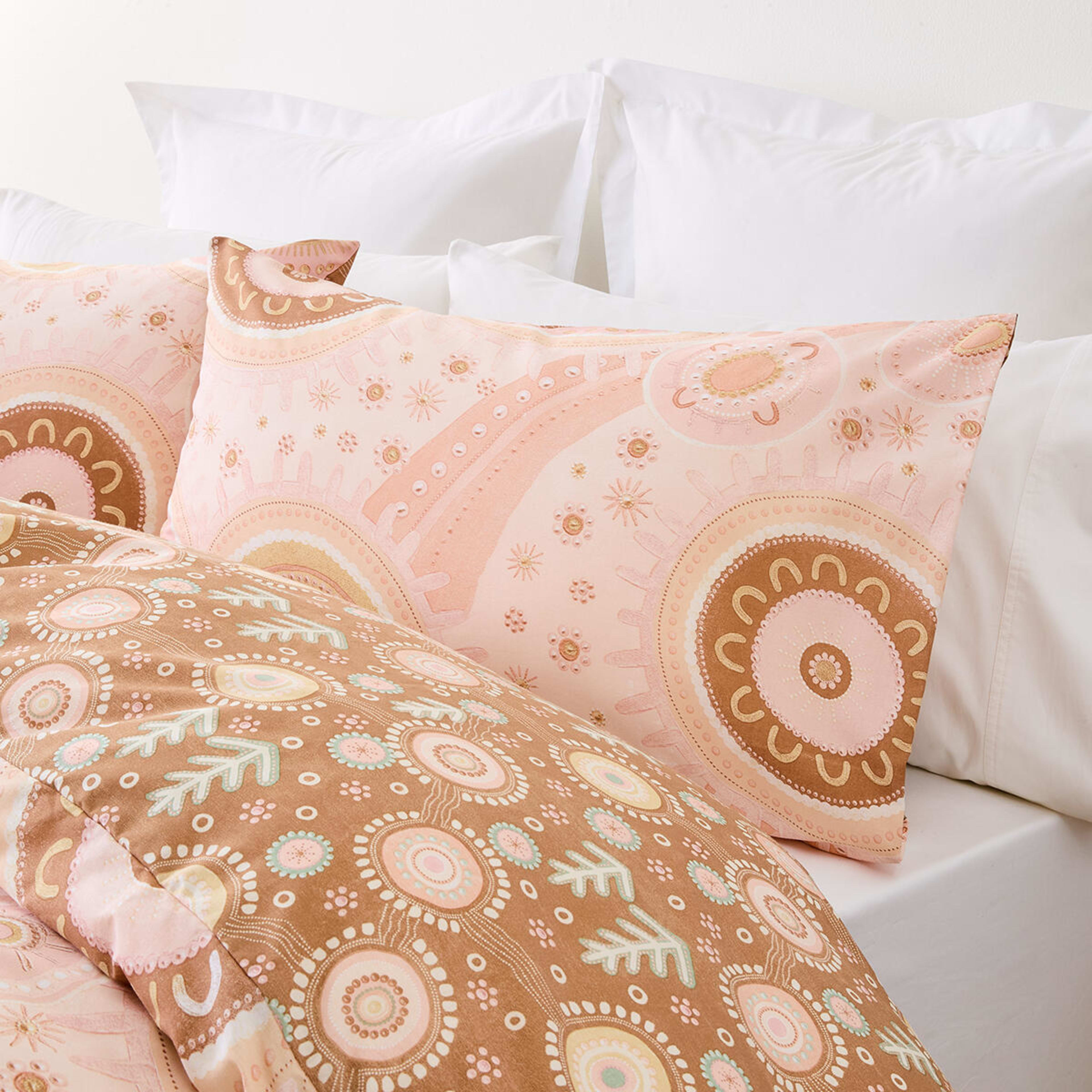 3 Dyurali Budyari Cotton Rich Reversible Quilt Cover Set - Queen Bed, 3 of 7
