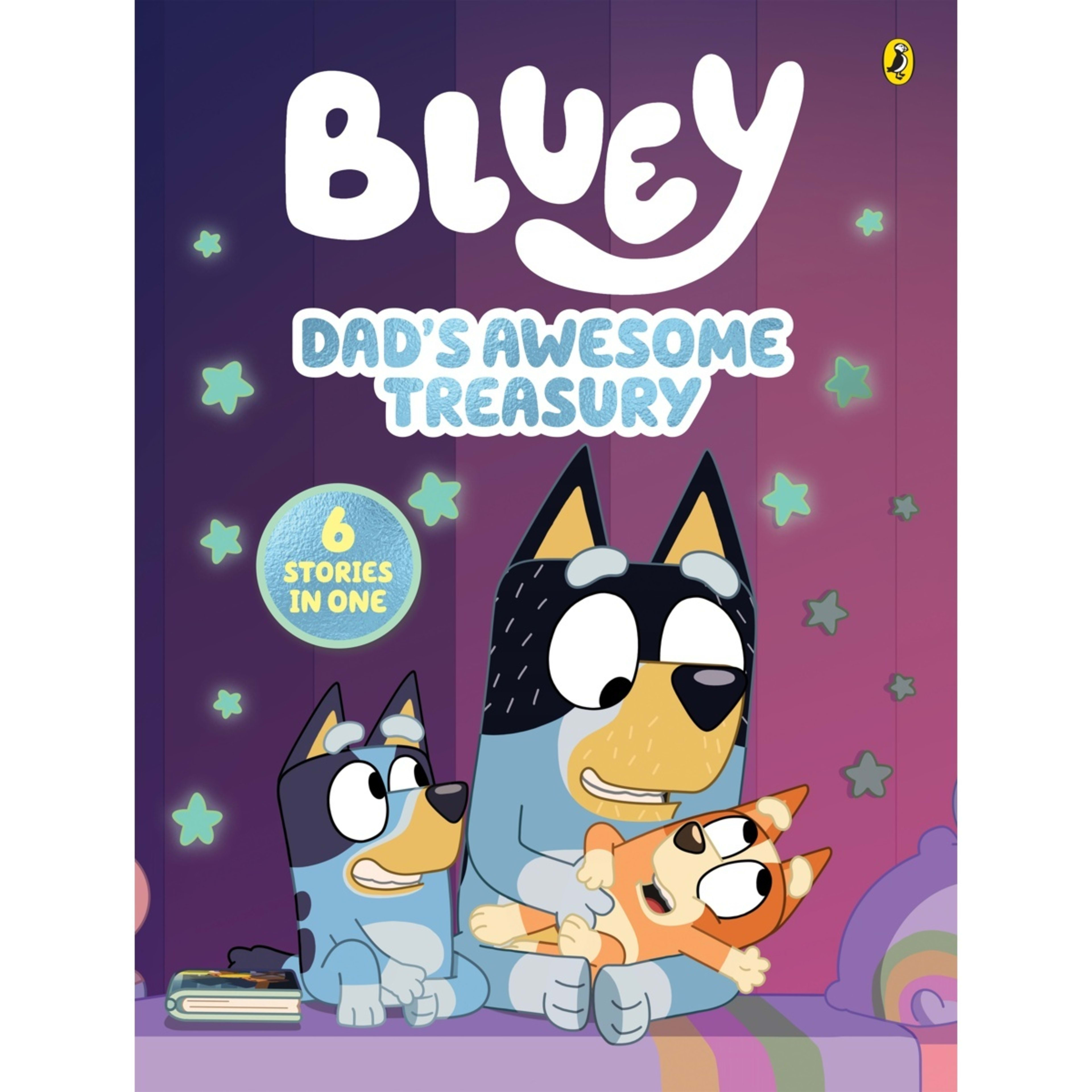 1 Bluey Dad's Awesome Treasury: 6 Stories in 1 - Book