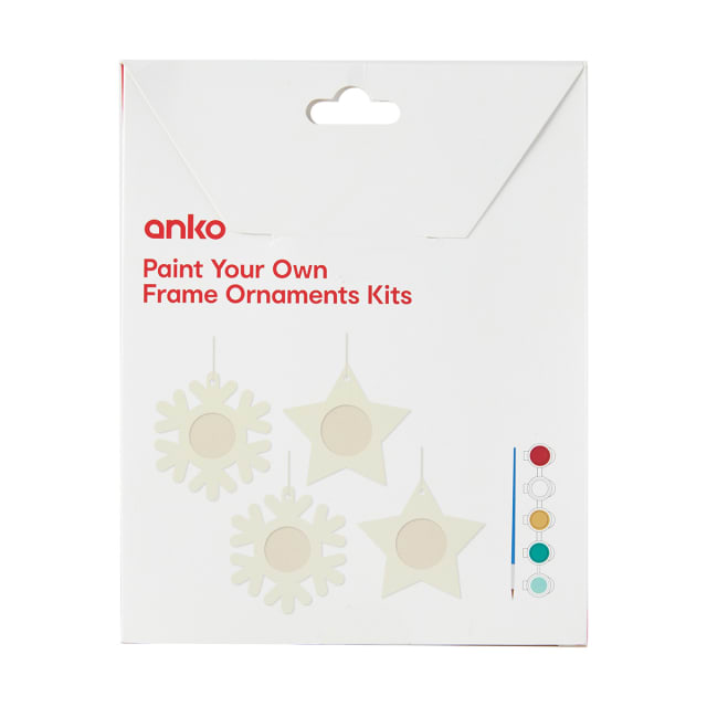 Paint Your Own Frame Ornaments Kit Kmart NZ
