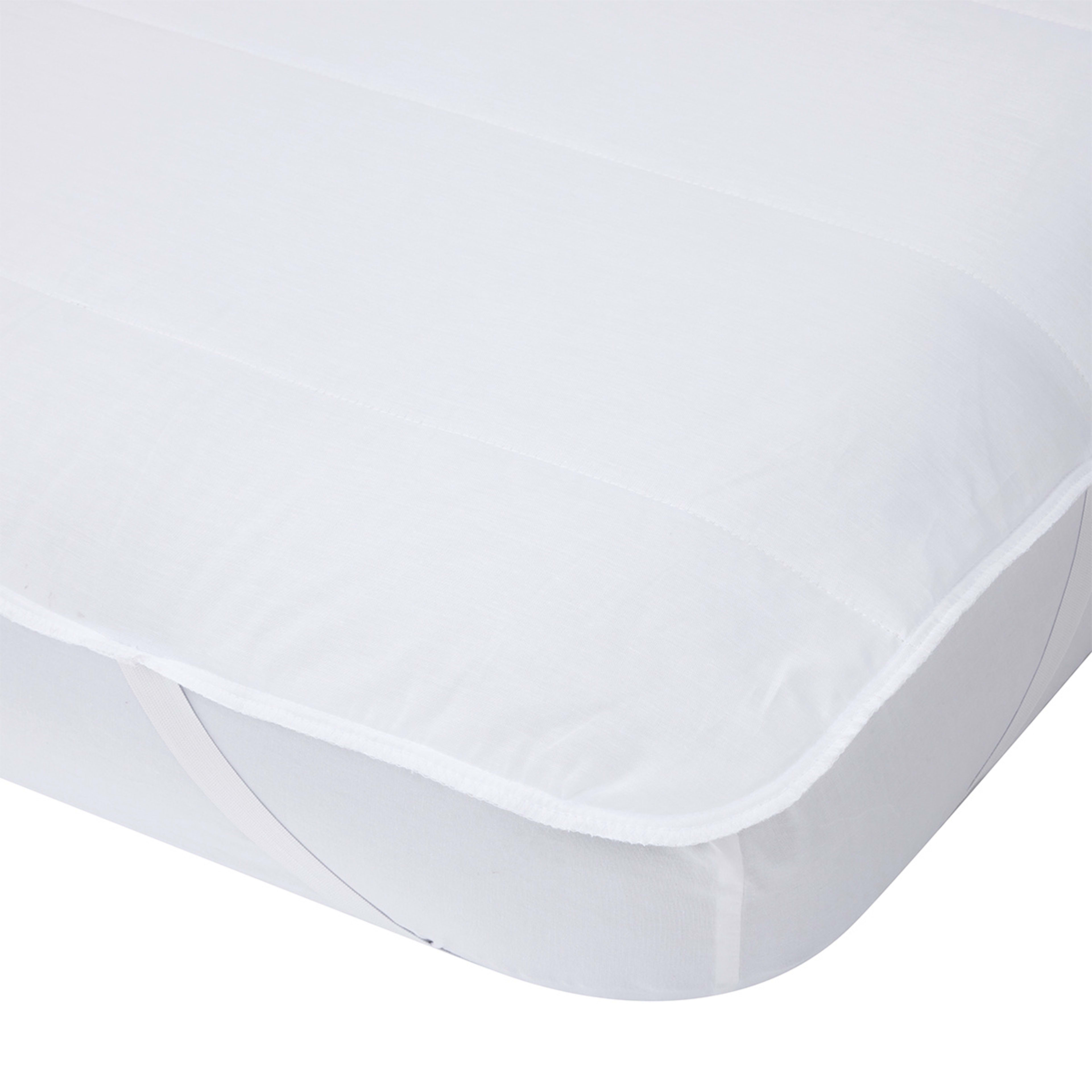Strapped Mattress Protector Queen Bed, White Kmart
