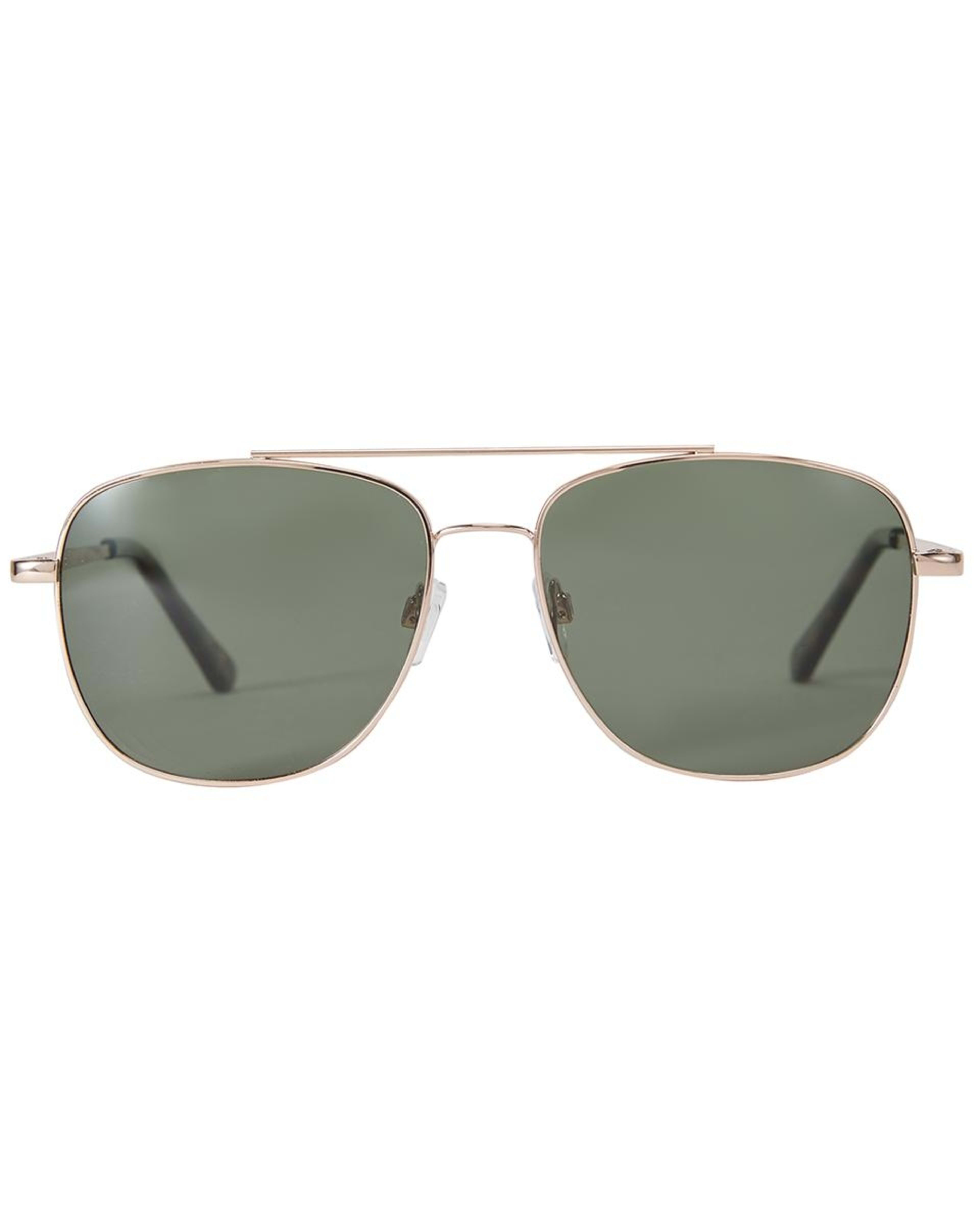 2 Classic Polarised Sunglasses Black Gold, 2 of 5