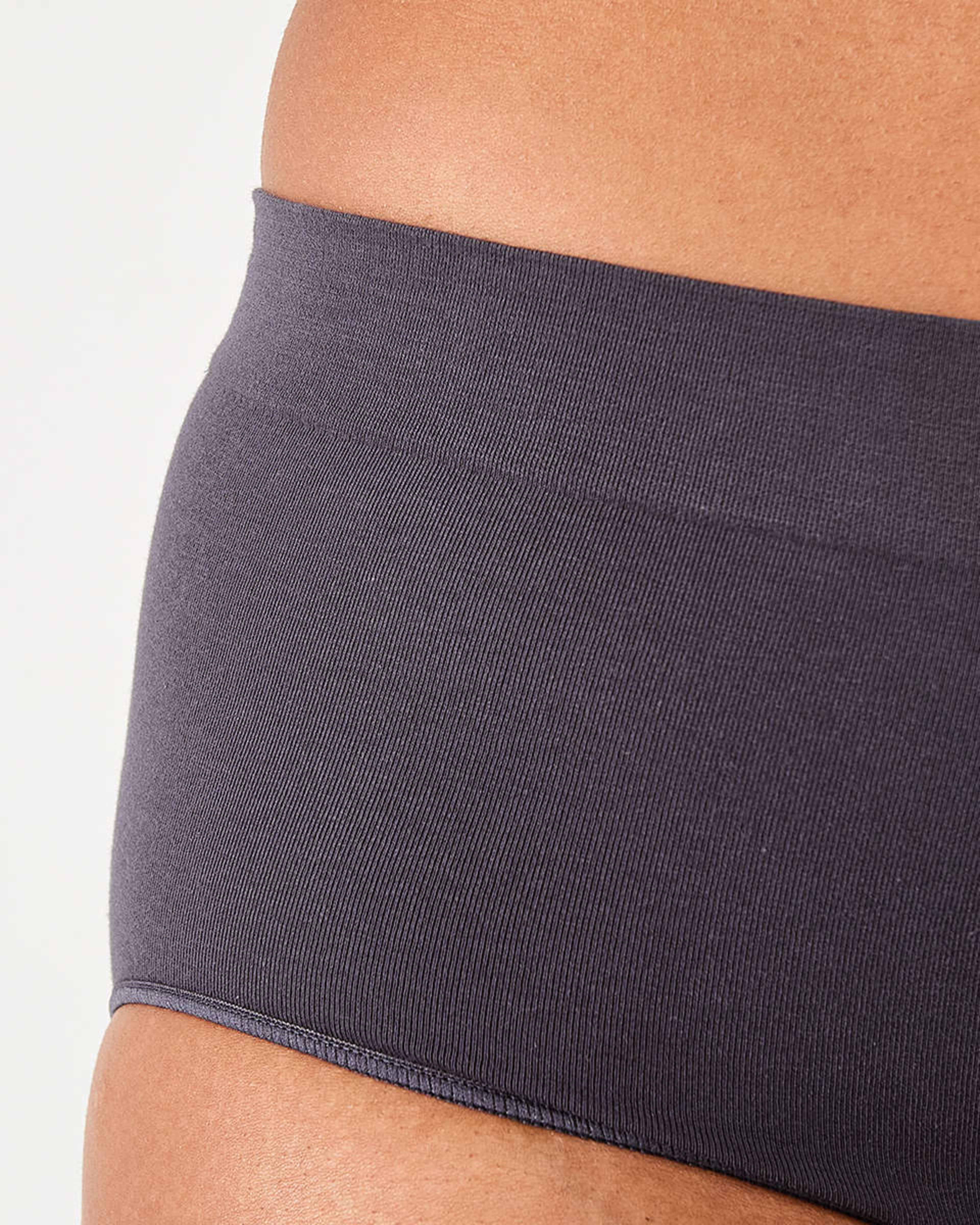 8 3 Pack Seamfree Cotton Full Briefs WASHED SLATE, SEAGRASS BLUE, BRIGHT TURQUOISE, 8 of 8
