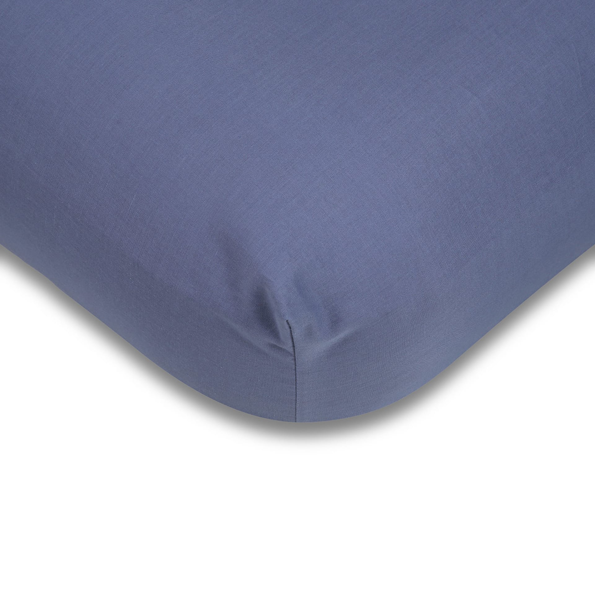 180 Thread Count Fitted Sheet - King Single Bed, Mid Blue - Kmart