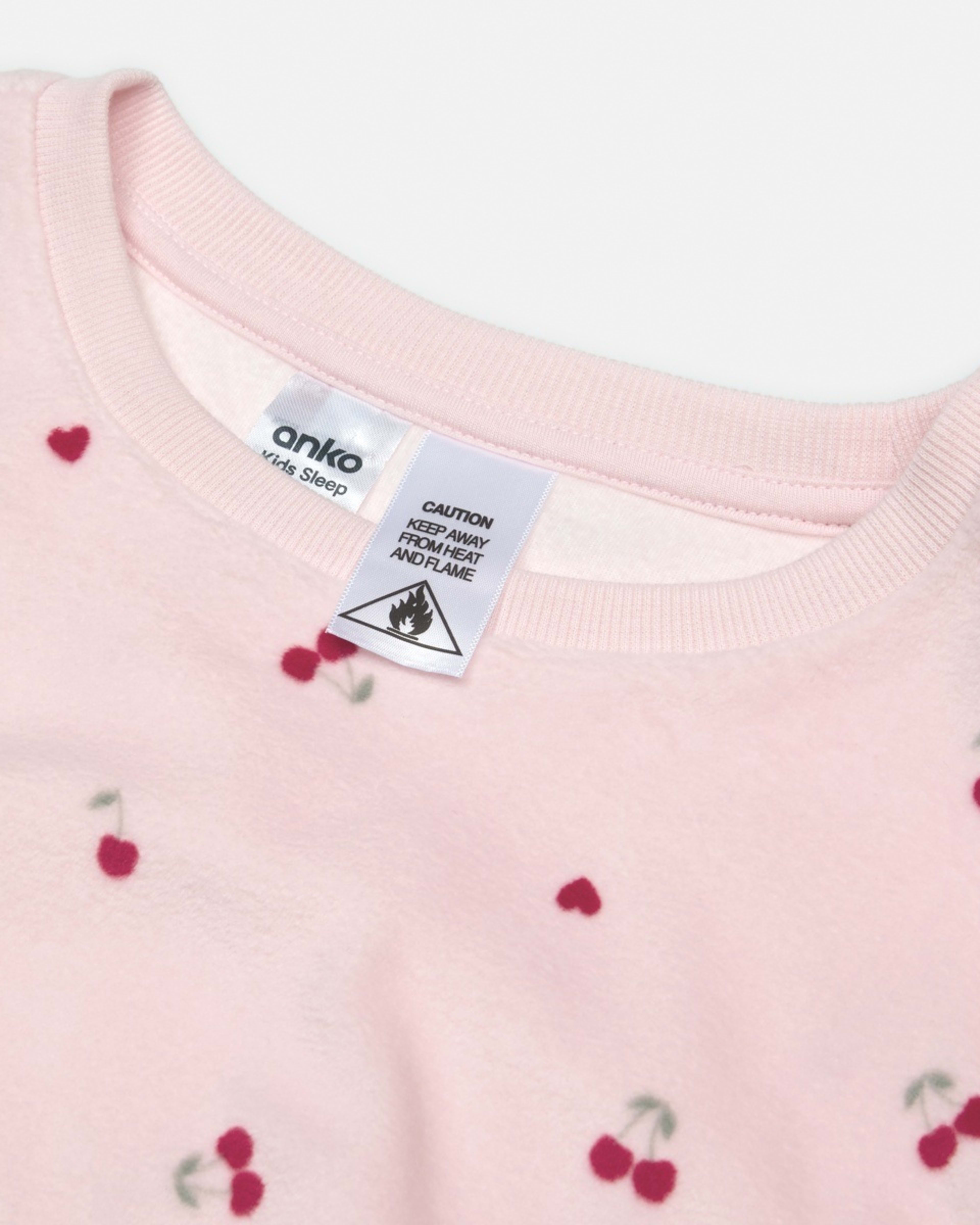 8 Super Soft Pyjama Set Pnk Cherry, 8 of 9