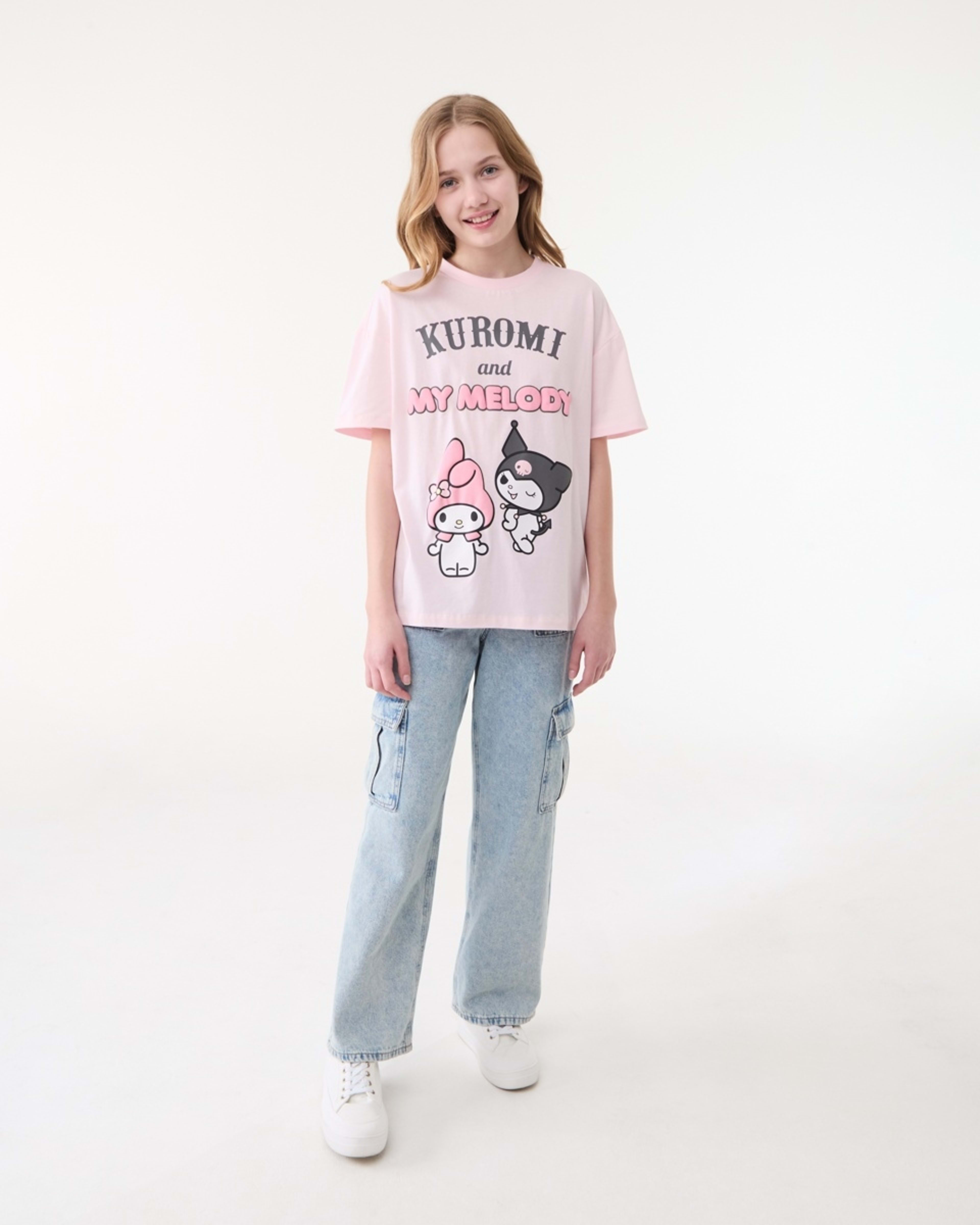 5 Kuromi and My Melody License Oversized T-shirt KUROMI AND MY MELODY, 5 of 6