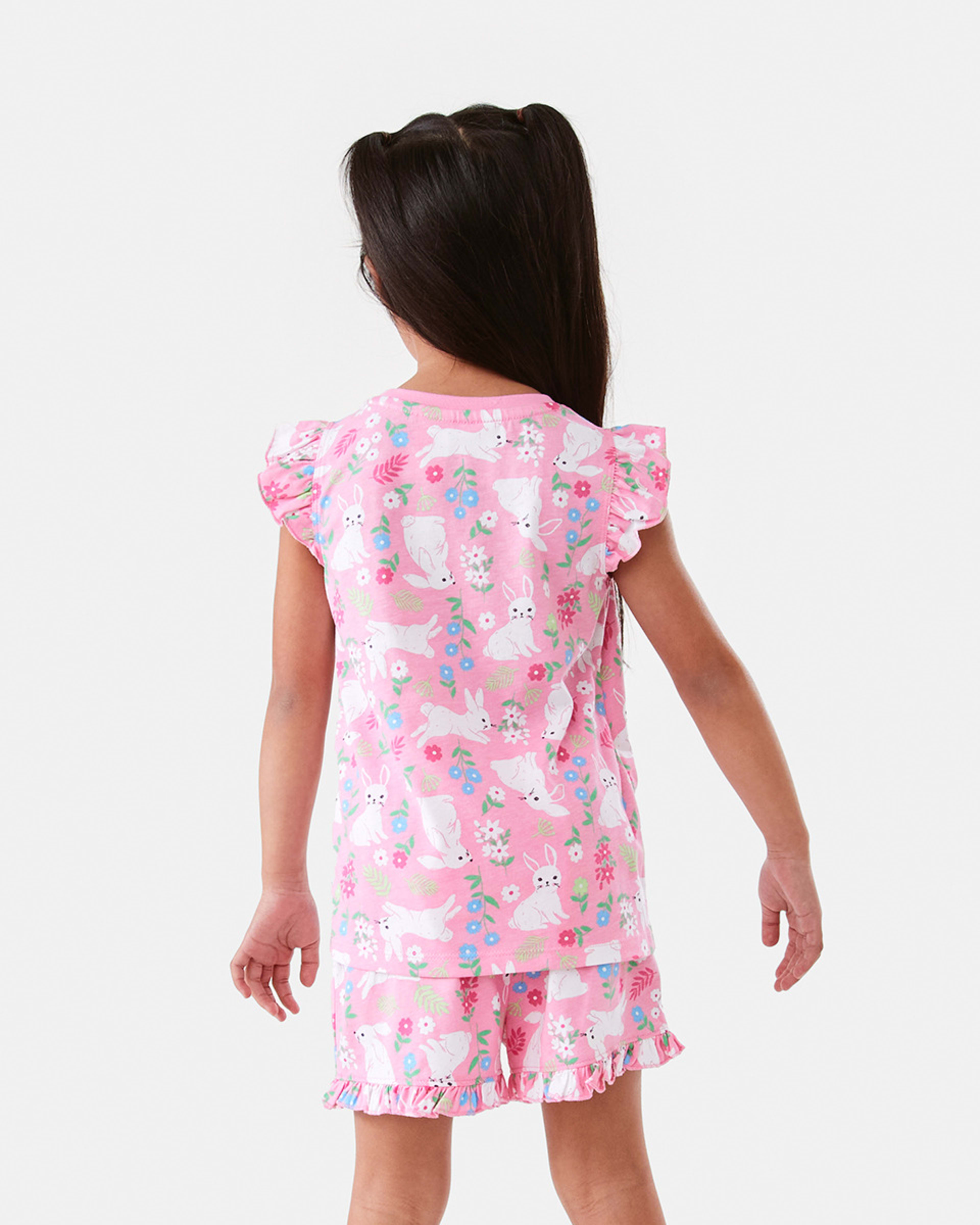 2 Short Sleeve Jersey Knit Pyjama Set Pnkbnygard, 2 of 10