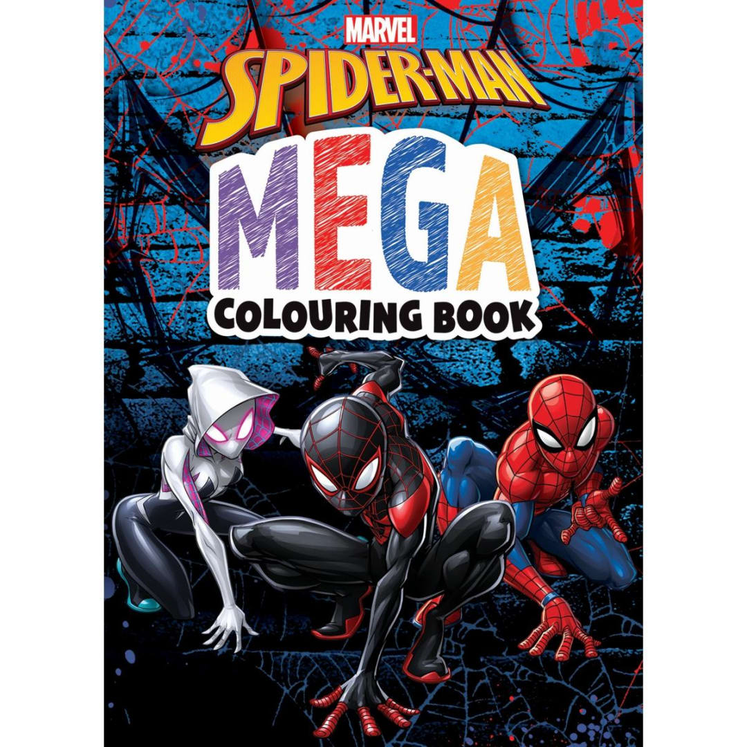 Marvel SpiderMan Mega Colouring Book Kmart