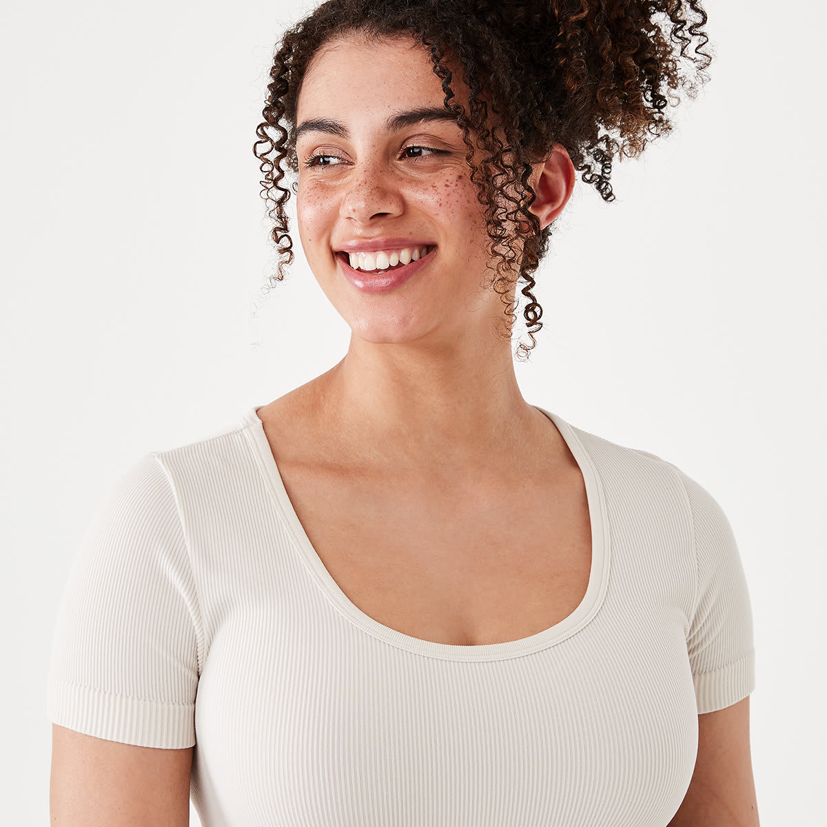 Active Womens Seamfree Rib Tshirt Kmart