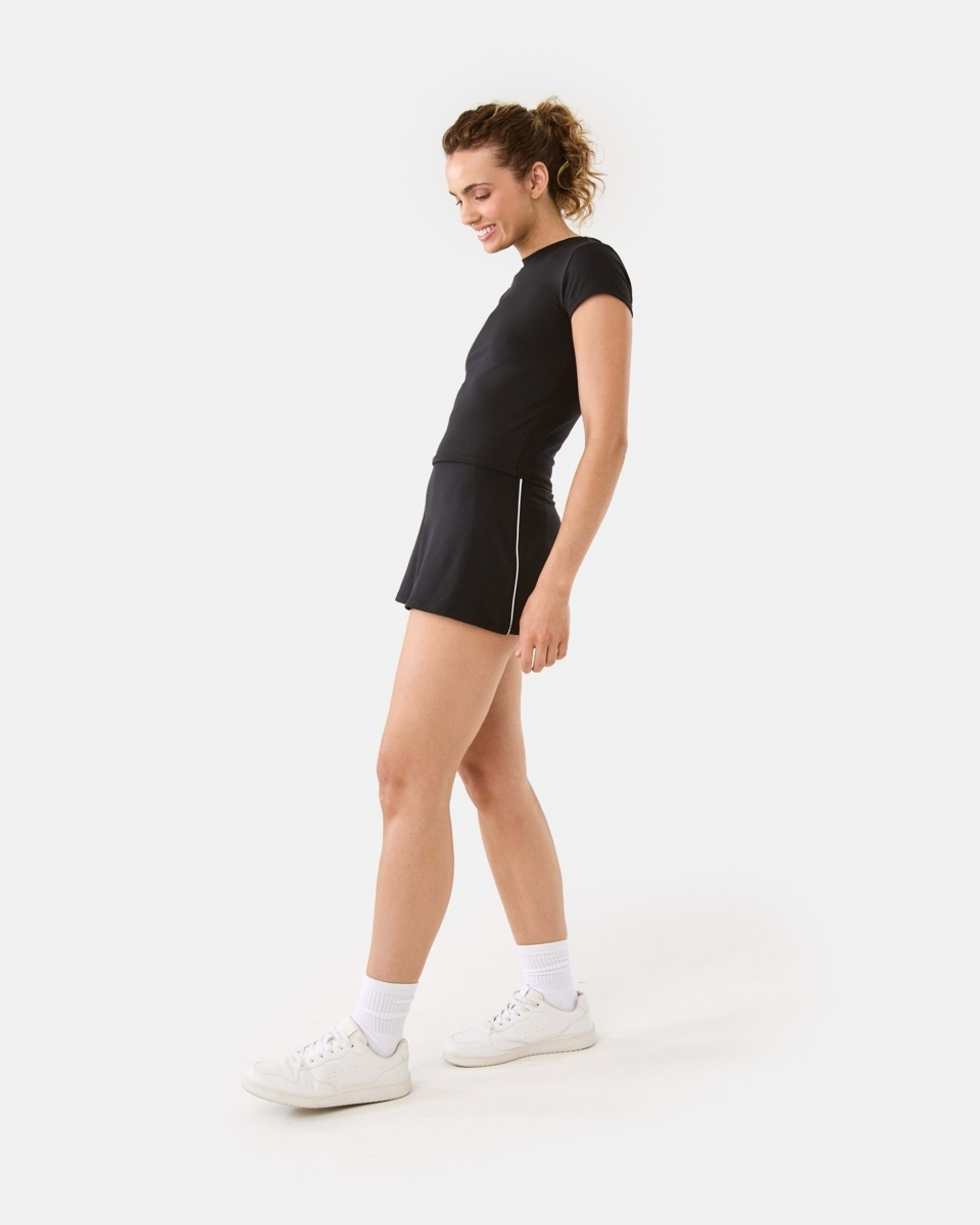 3 Active Womens Core Summer Skort BLACK, 3 of 7