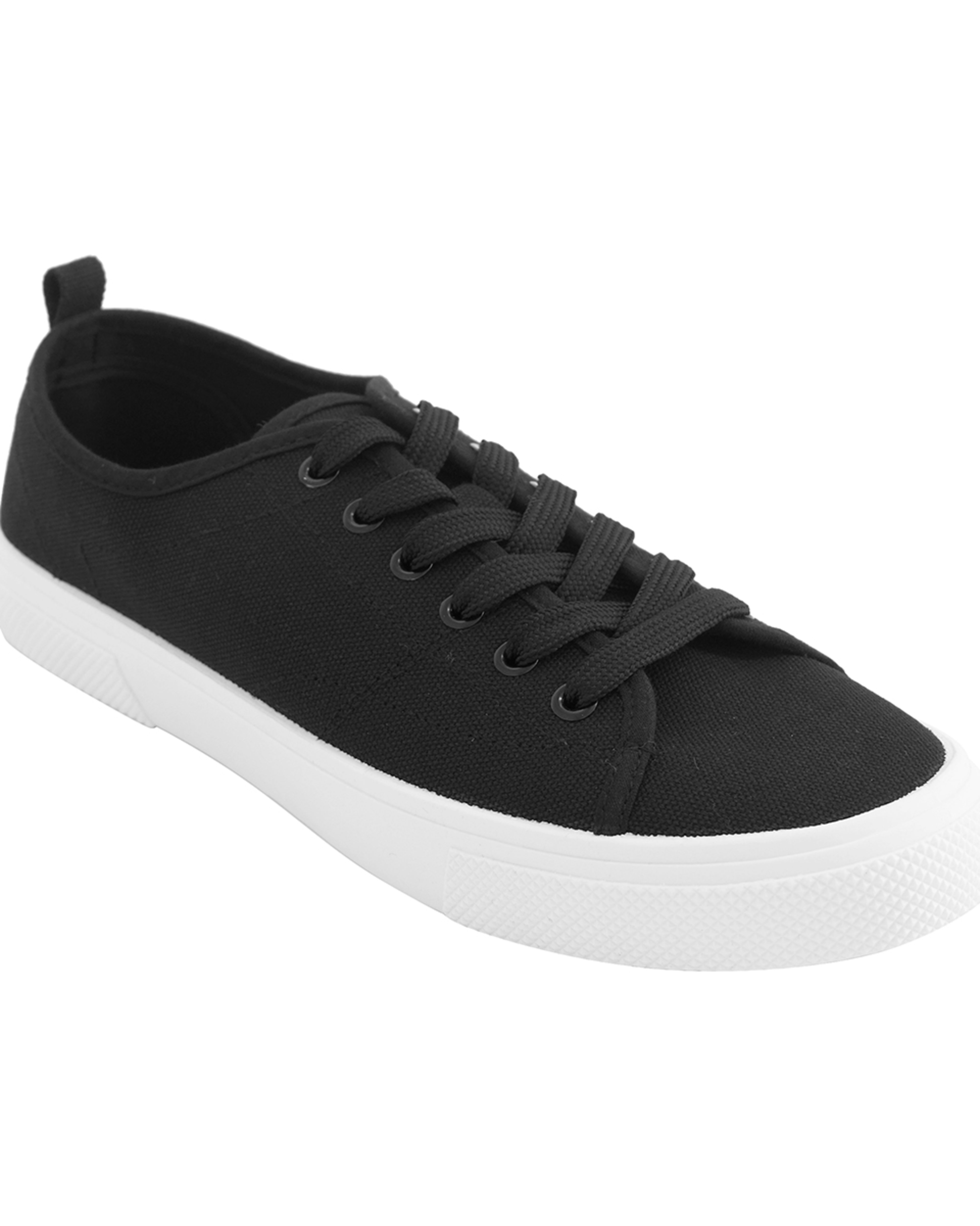 1 Casual Canvas Shoes Black, 1 of 5