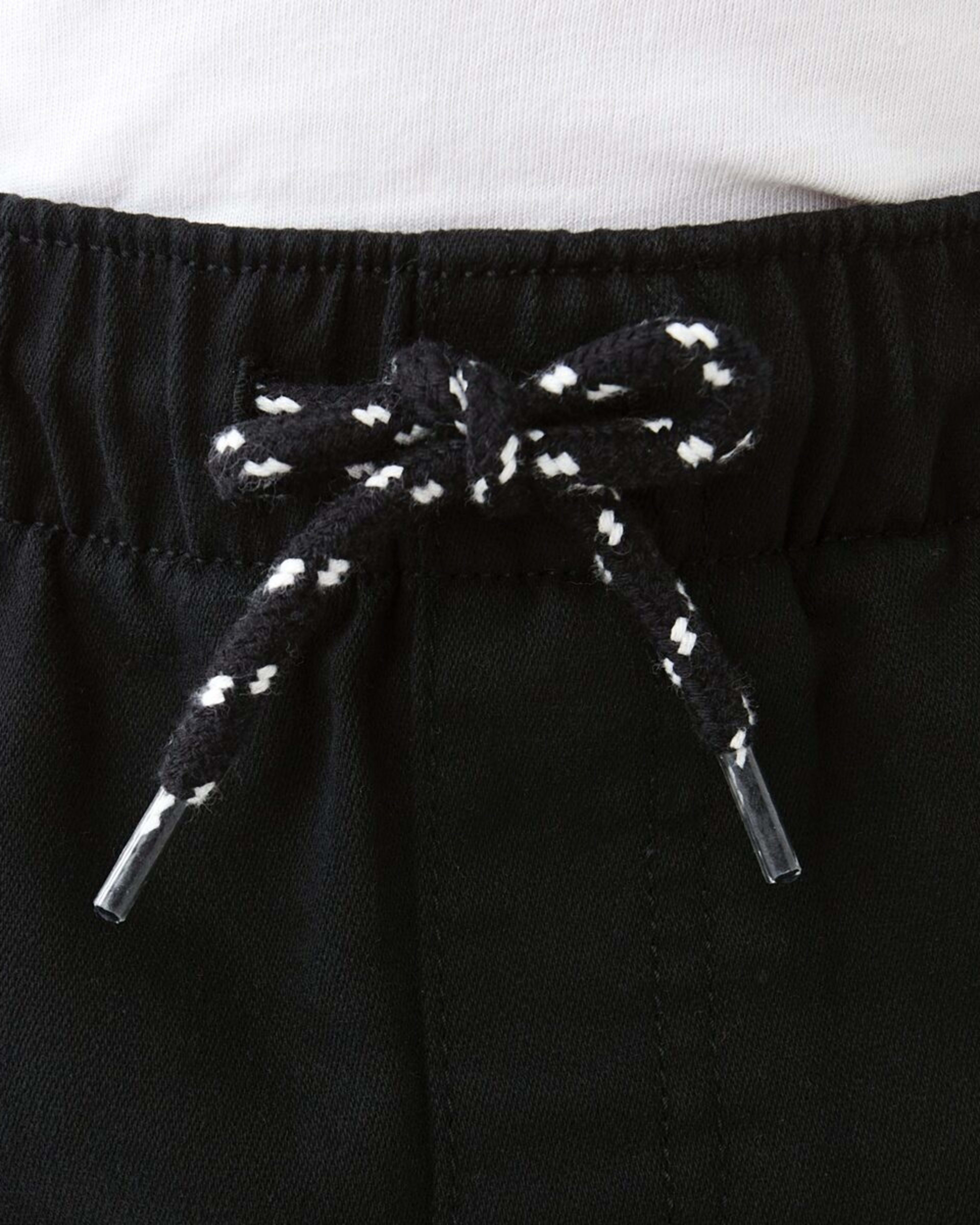 3 Pull-On Knit Joggers Black, 3 of 8