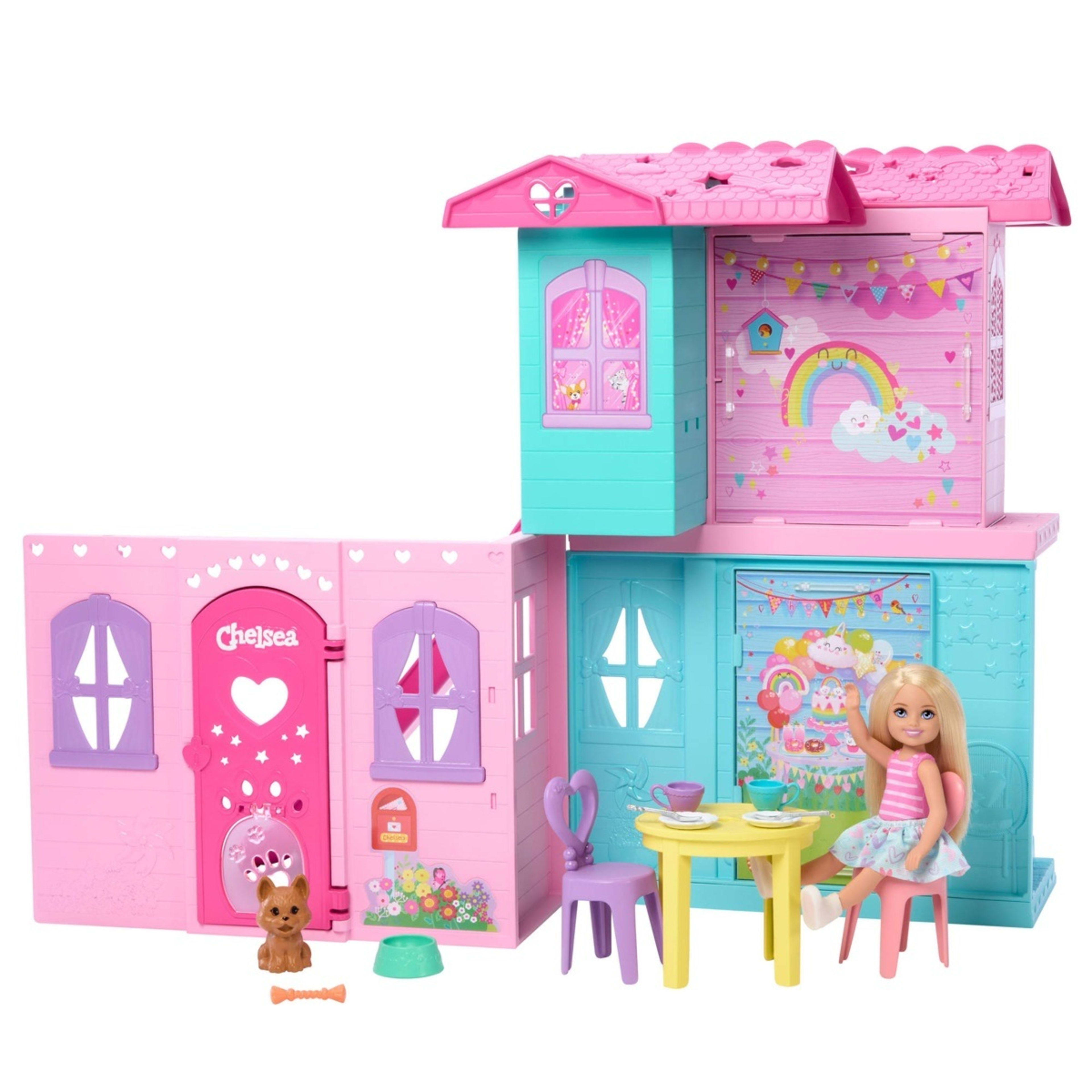 4 Barbie Family & Friends Chelsea Pop-Up Doll House, 4 of 6