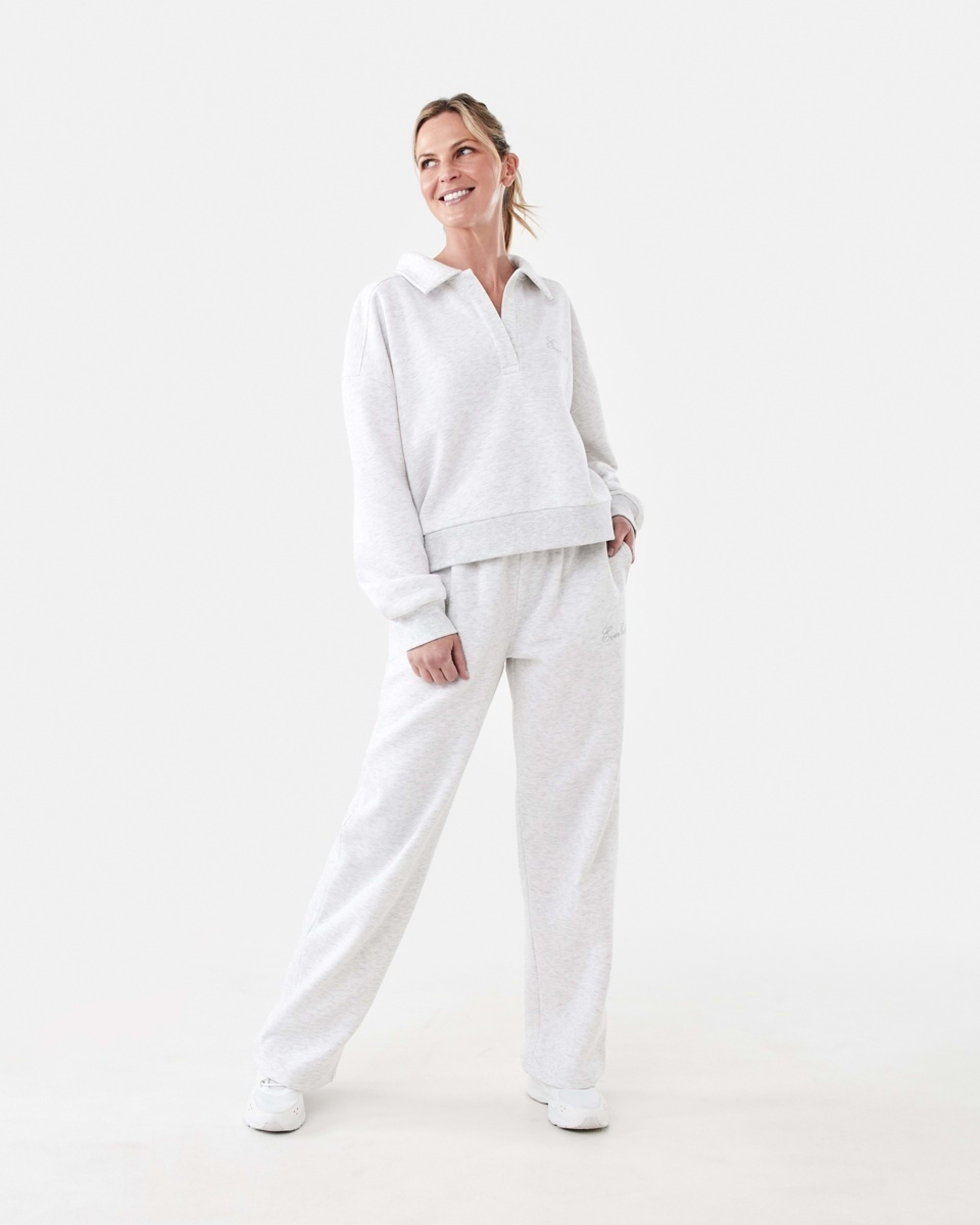7 Everlast Womens Straight Leg Trackpants White Marl, 7 of 7