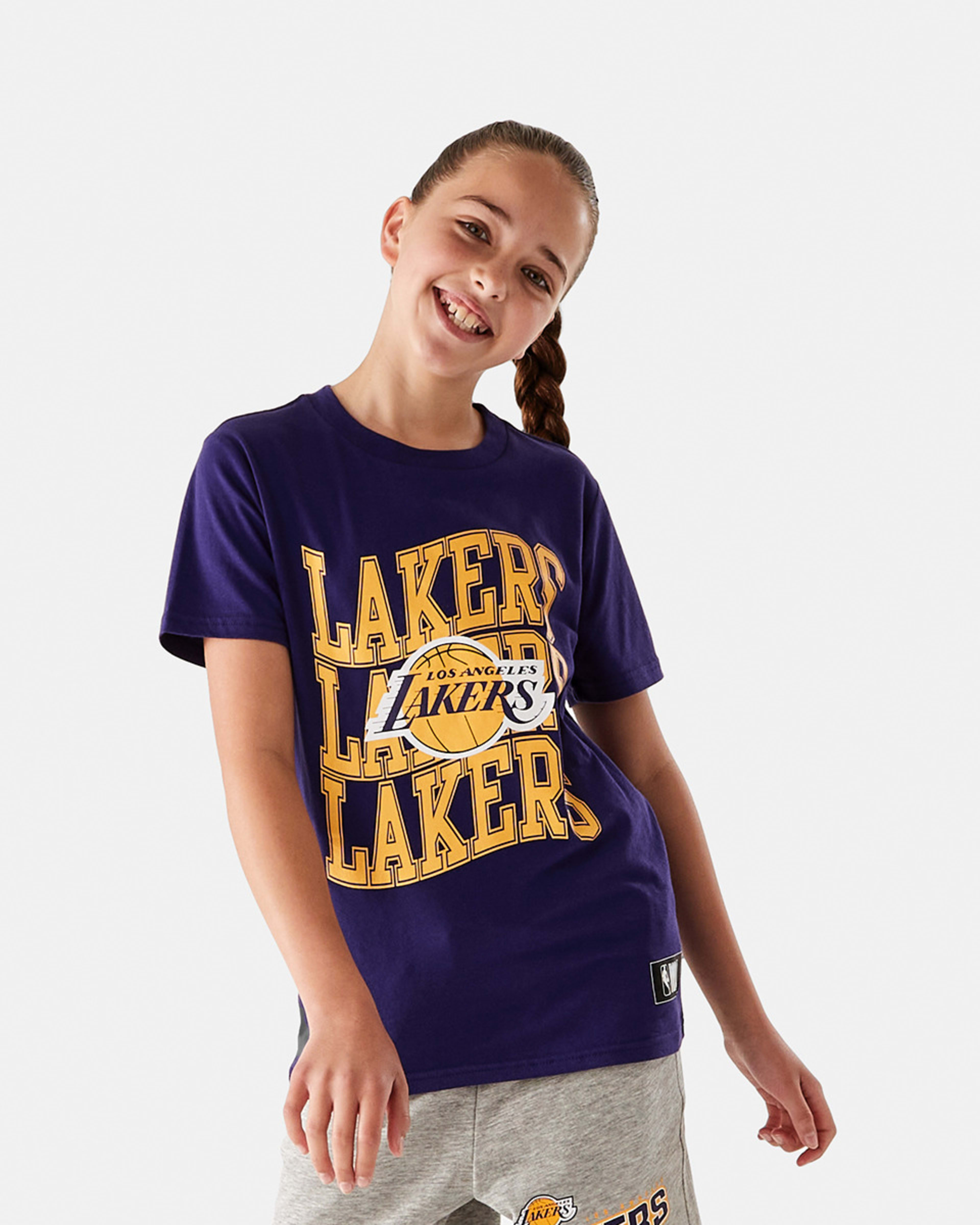 Active Kids NBA Youth Los Angeles Lakers Crew Neck Tshirt Kmart