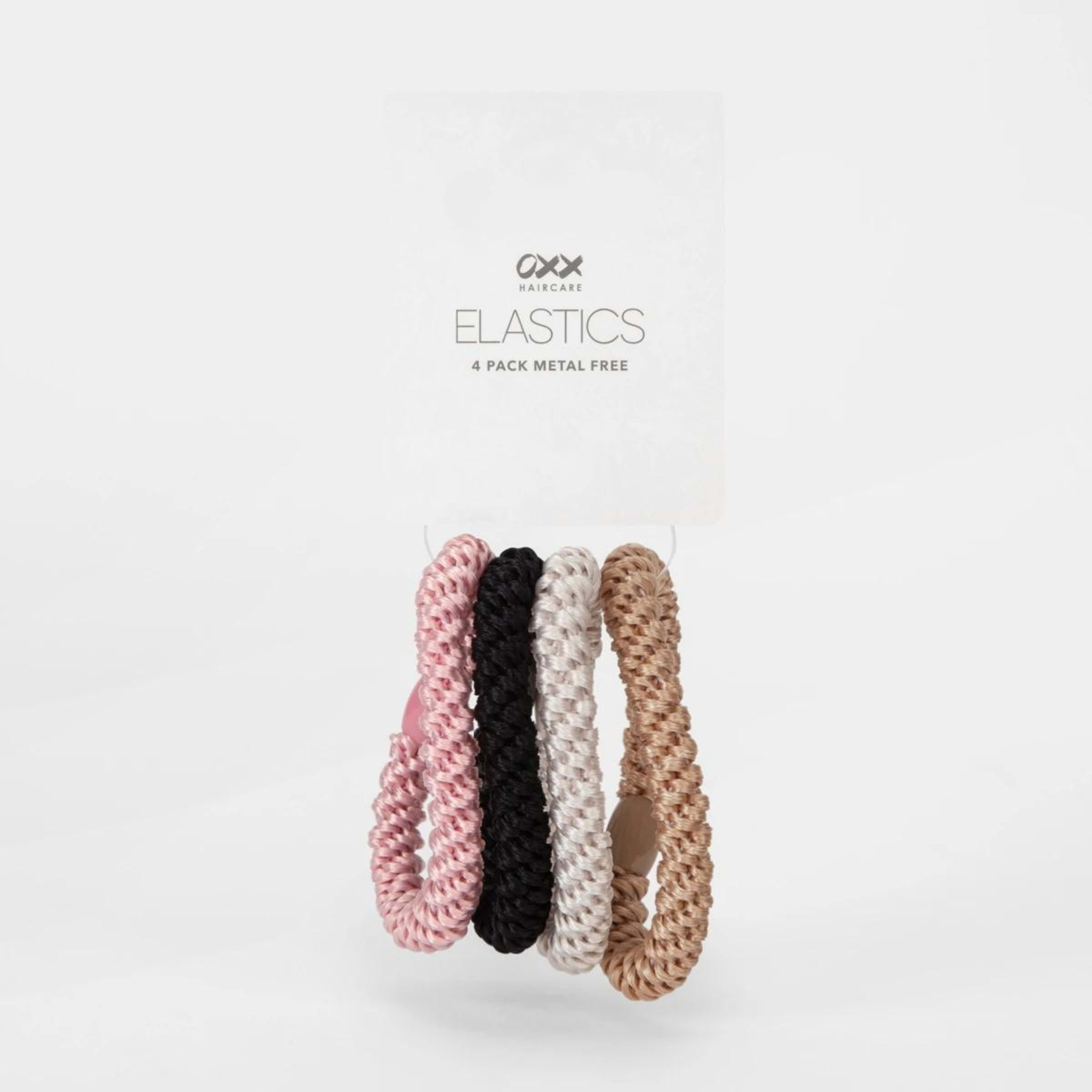 4 OXX Haircare 4 Pack Metal Free Elastics, 4 of 4