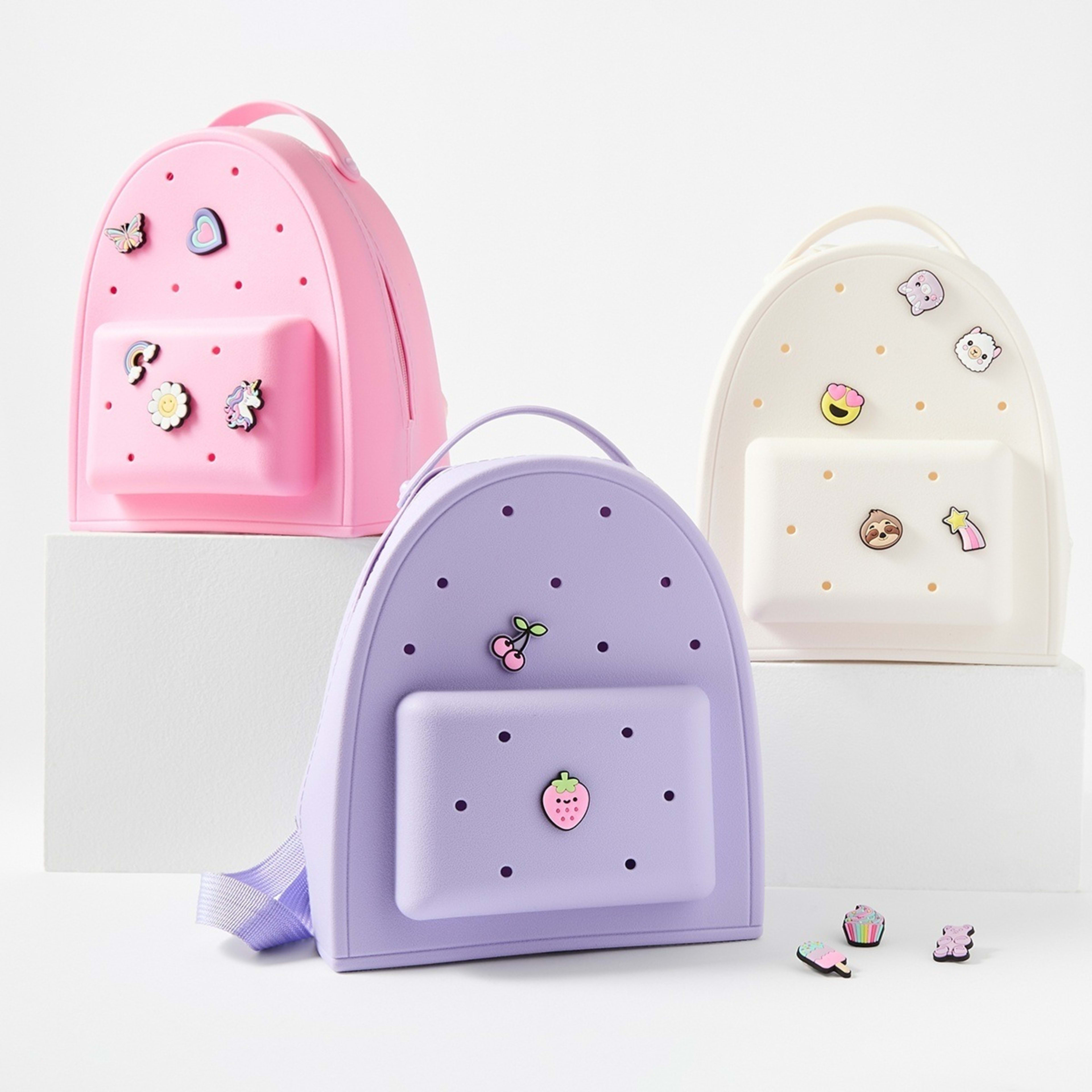 10 Mini Backpack with Charms - Purple, 10 of 10