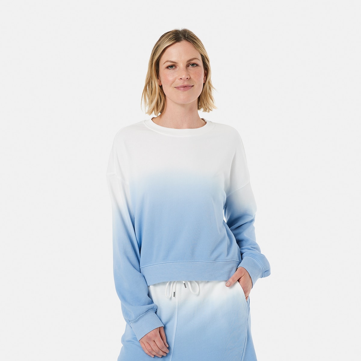 Active Womens Ombre Boxy Sweatshirt - Kmart