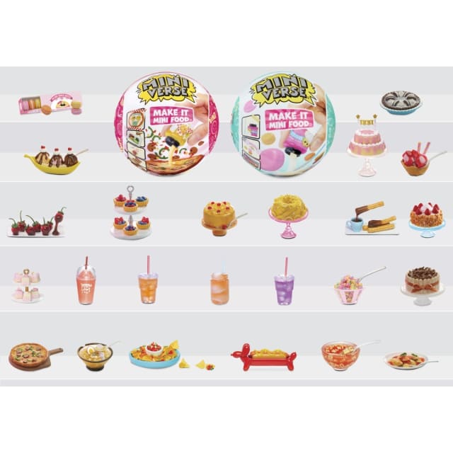 MGA's Miniverse Make It Mini Foods Cafe in PDQ Series 2 Assorted Kmart