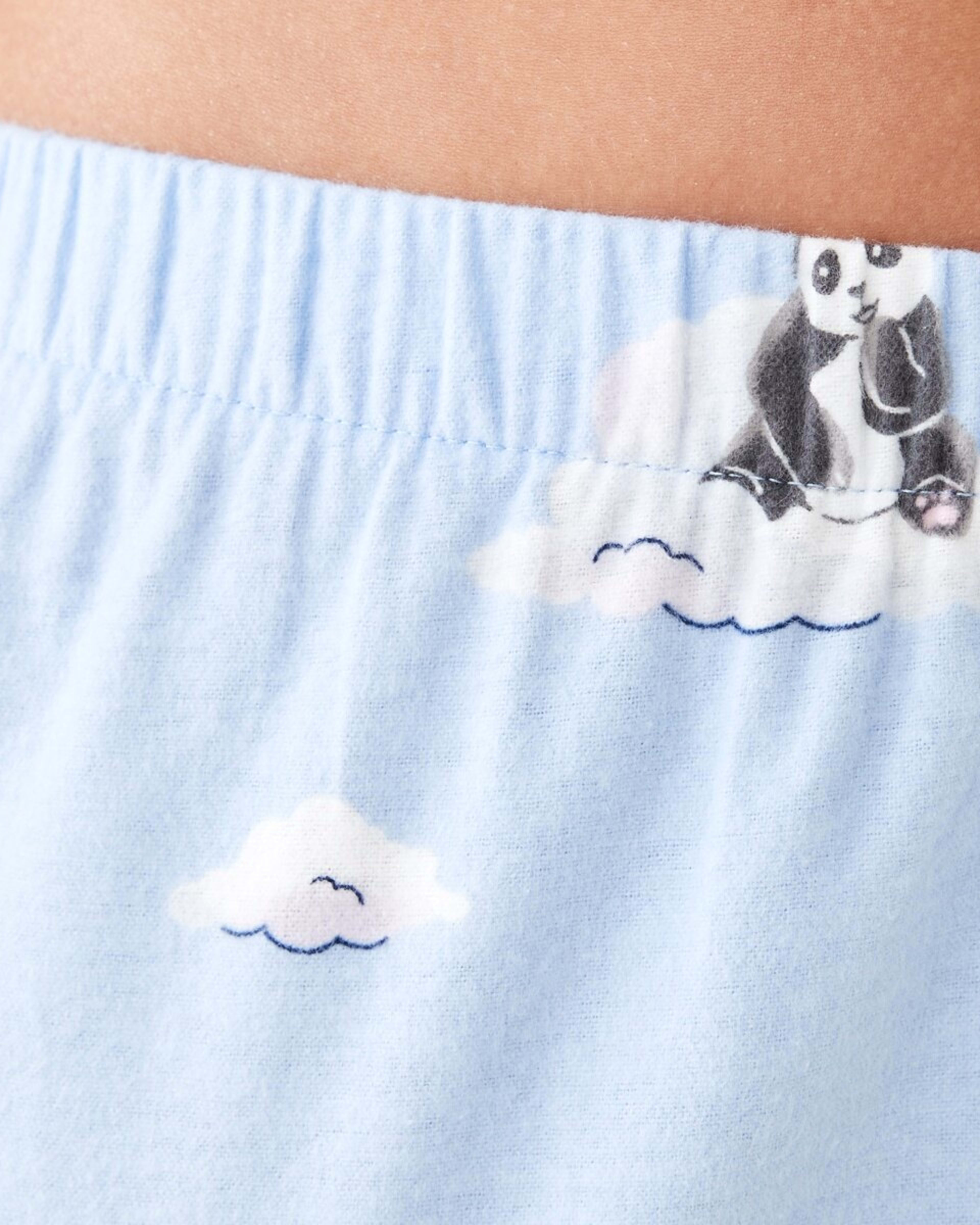 4 Printed Flannel Pants Panda, 4 of 5
