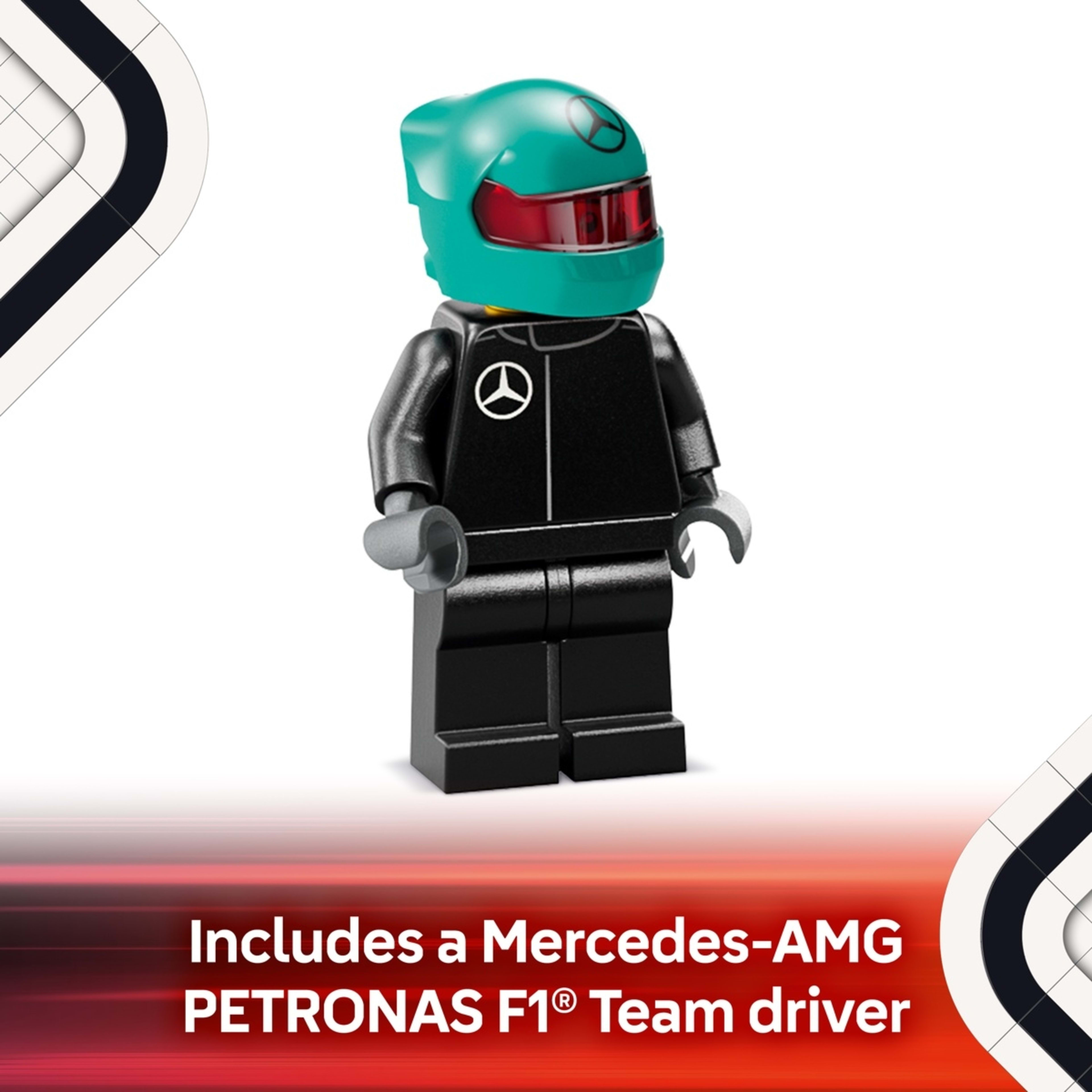 6 LEGO Speed Champions Mercedes-AMG F1 W15 Race Car 77244, 6 of 11