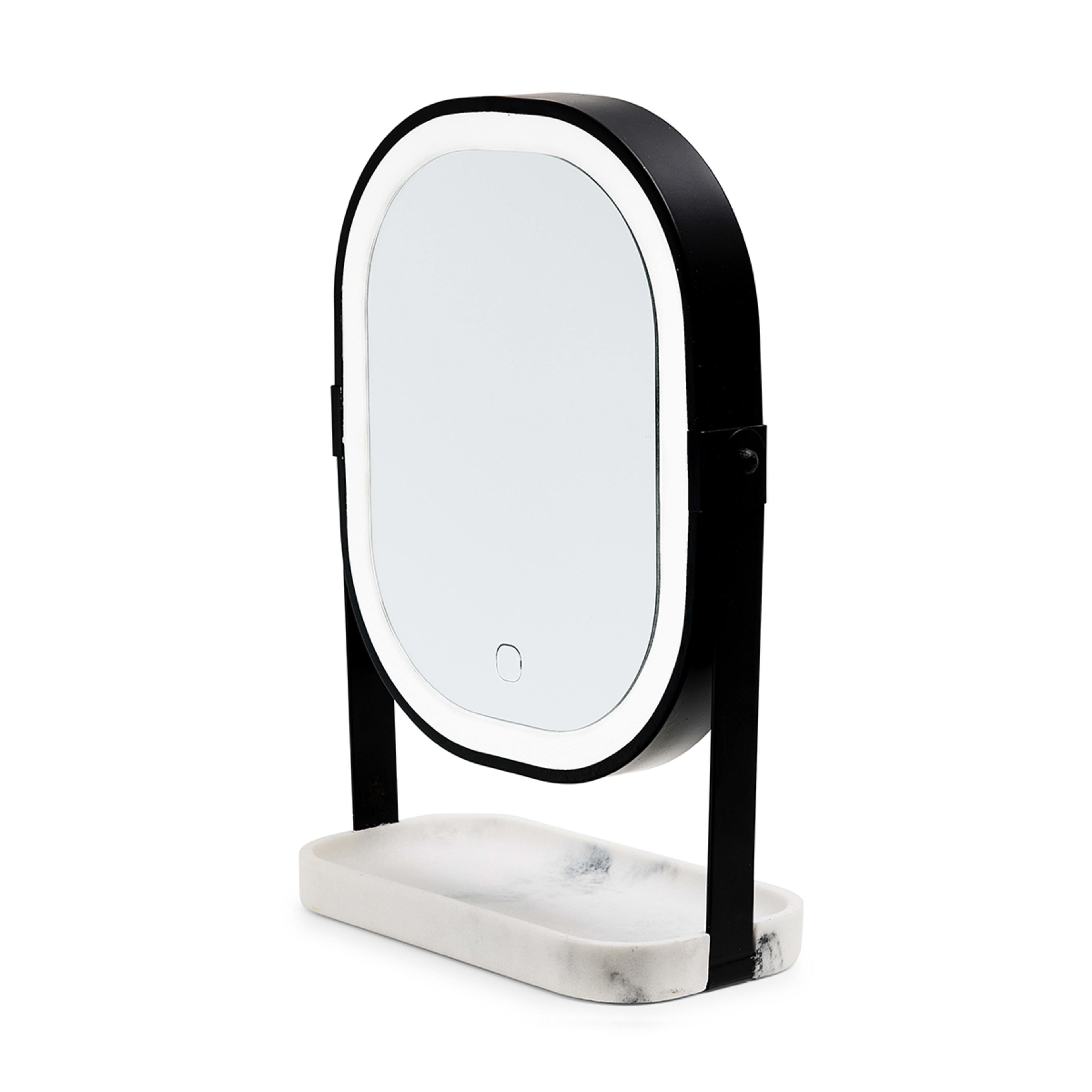 3 Oblong Marble Look Mirror, 3 of 10