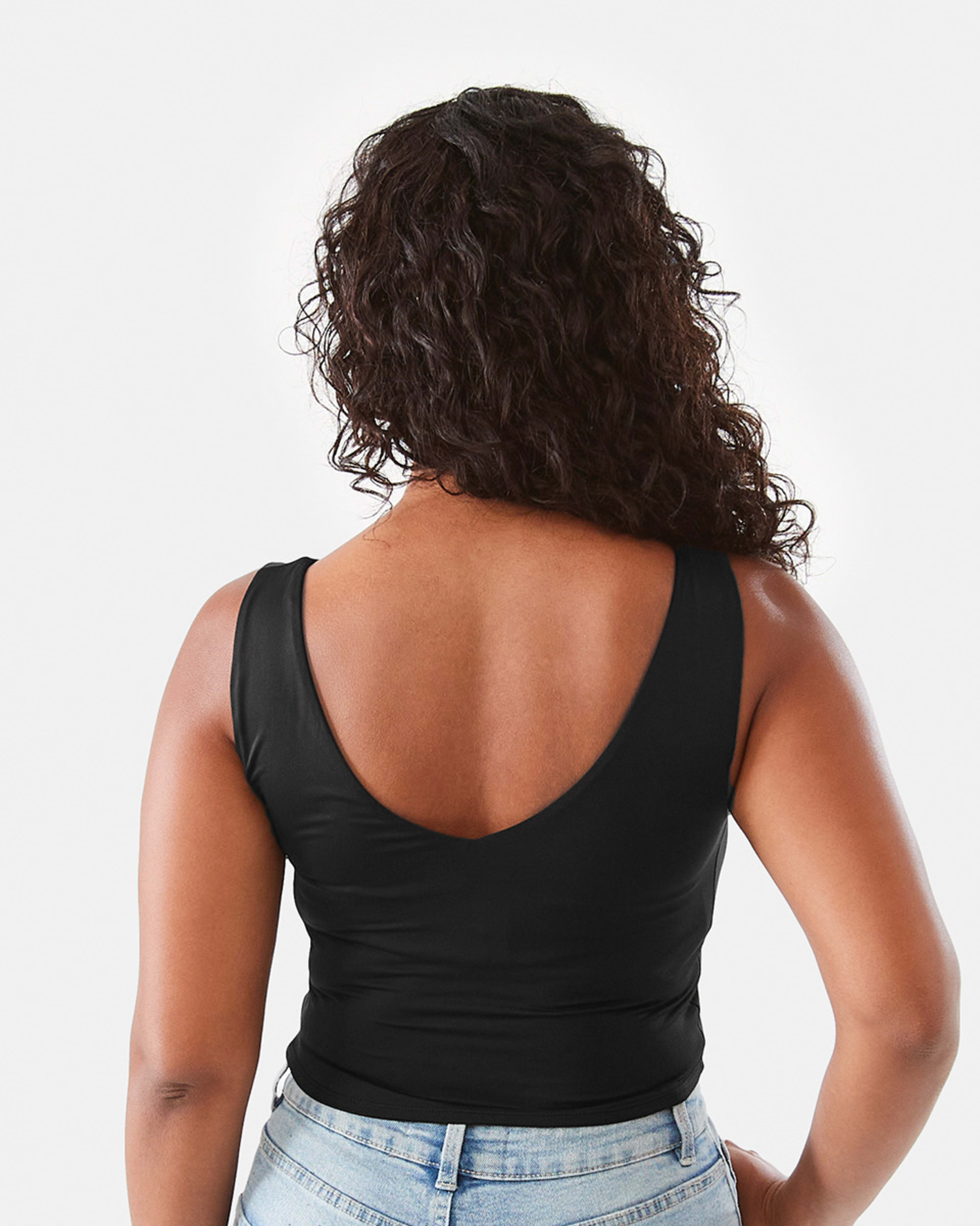 Sleeveless Luxe VNeck Top Kmart