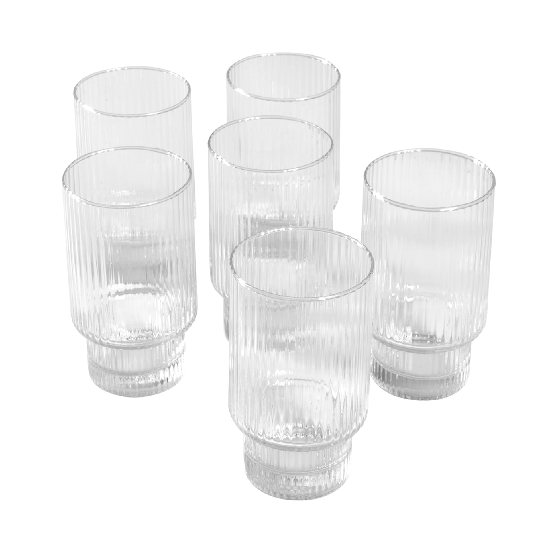 6 Linear Hiball Glasses Kmart