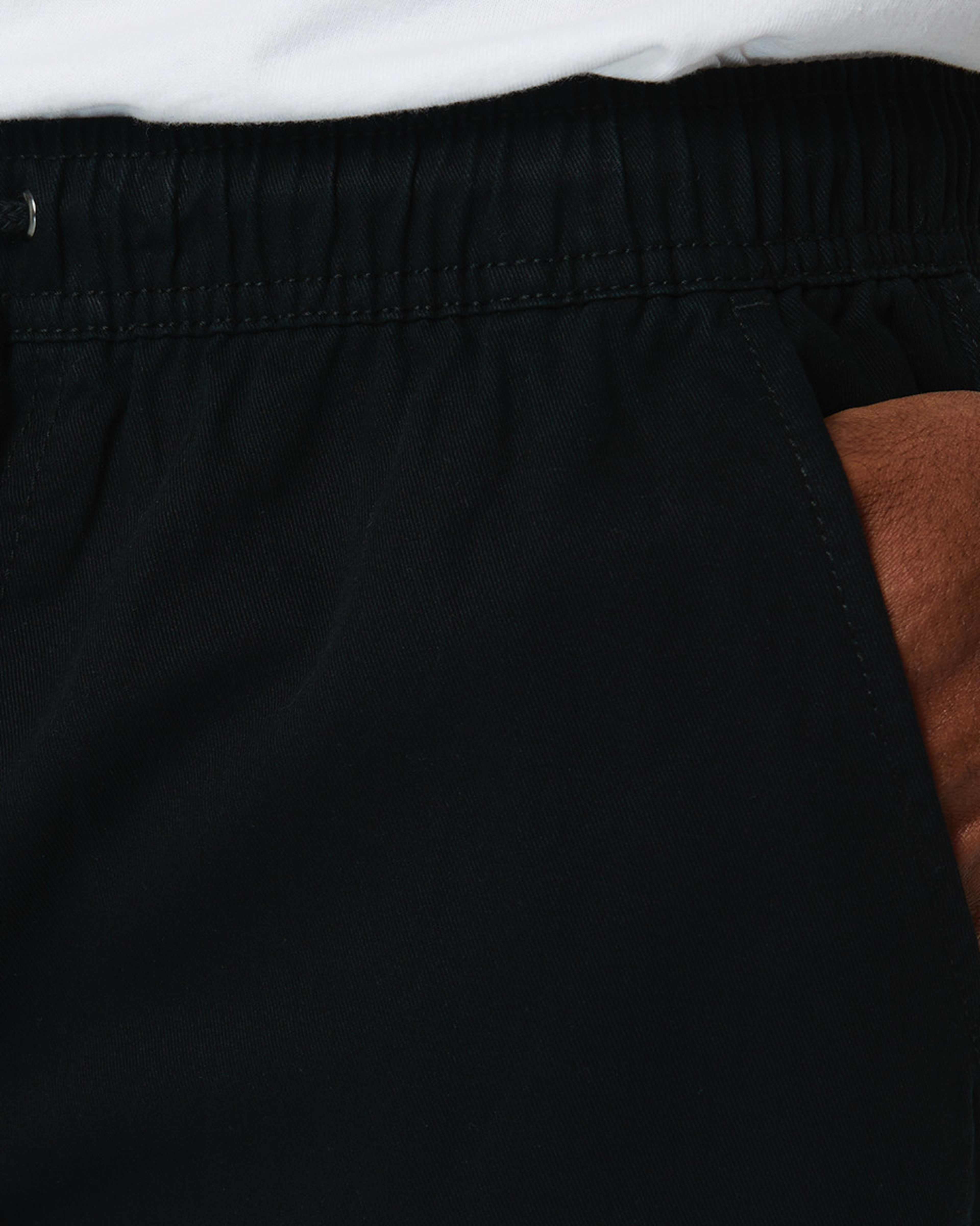 5 Elastic Waist Jogger Pants Black, 5 of 5