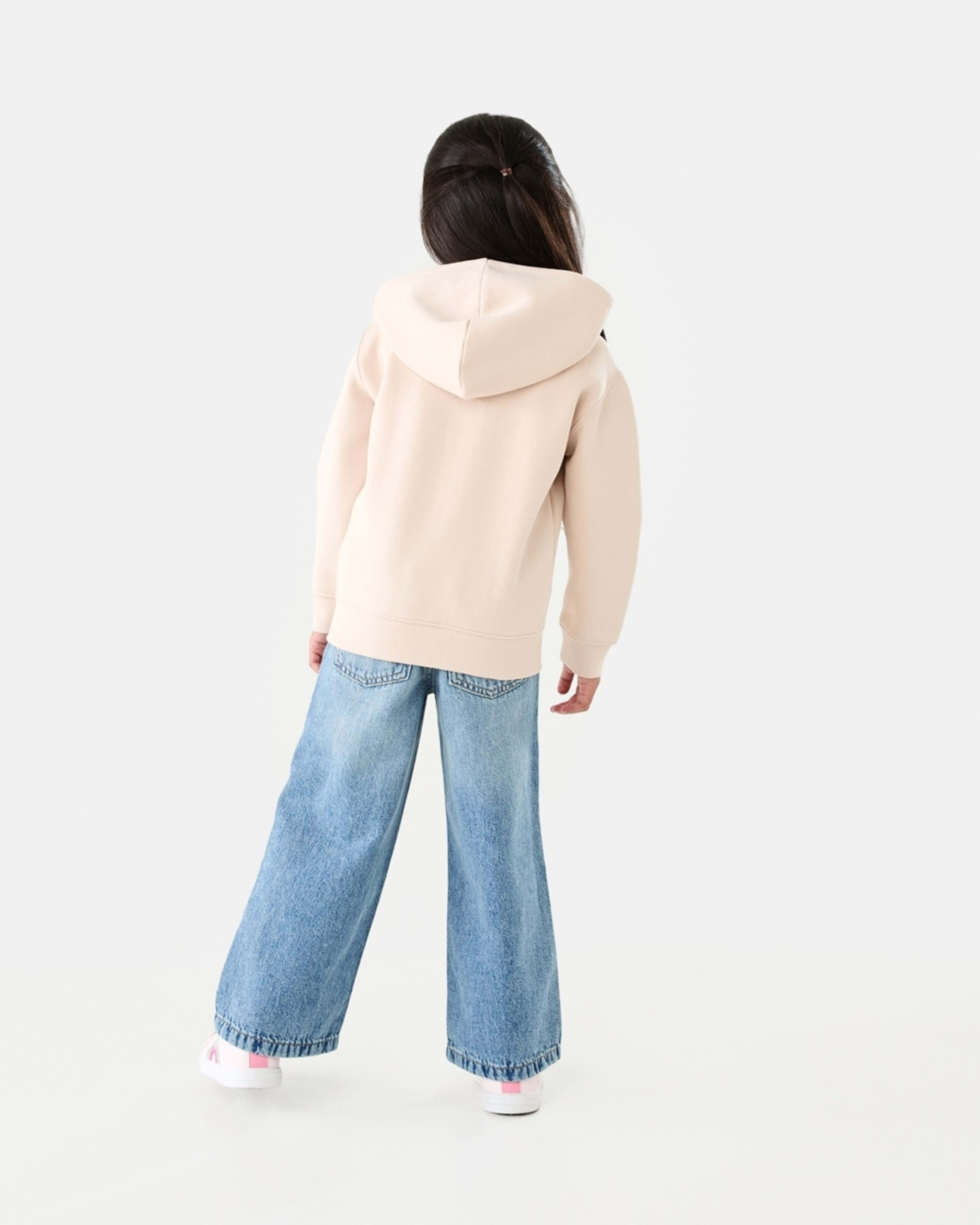 8 Zip Through Hoodie Crm Beige, 8 of 10