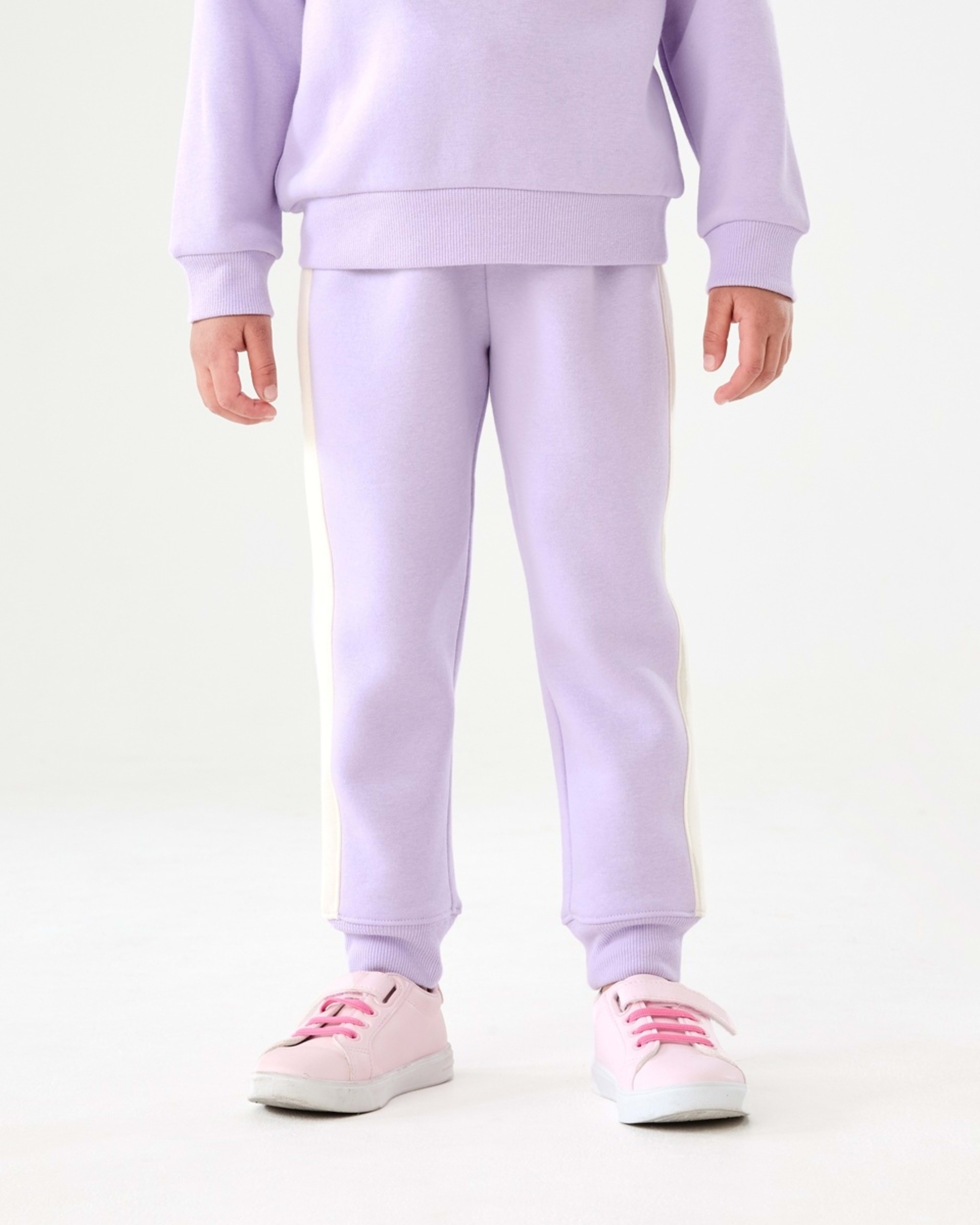 1 Side Panel Trackpants PASTEL LILAC