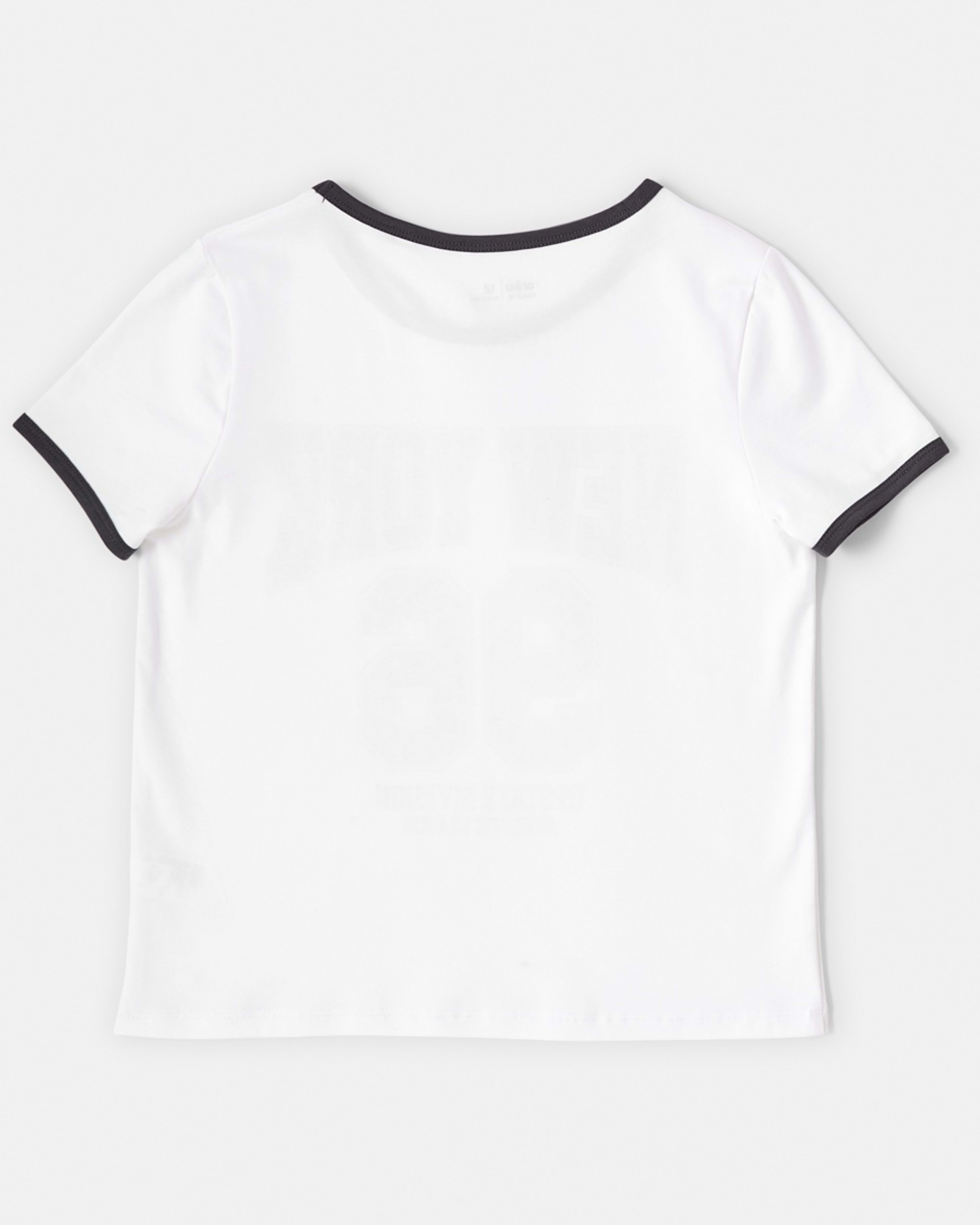 9 Short Sleeve Ringer T-shirt New York 96 White, 9 of 9