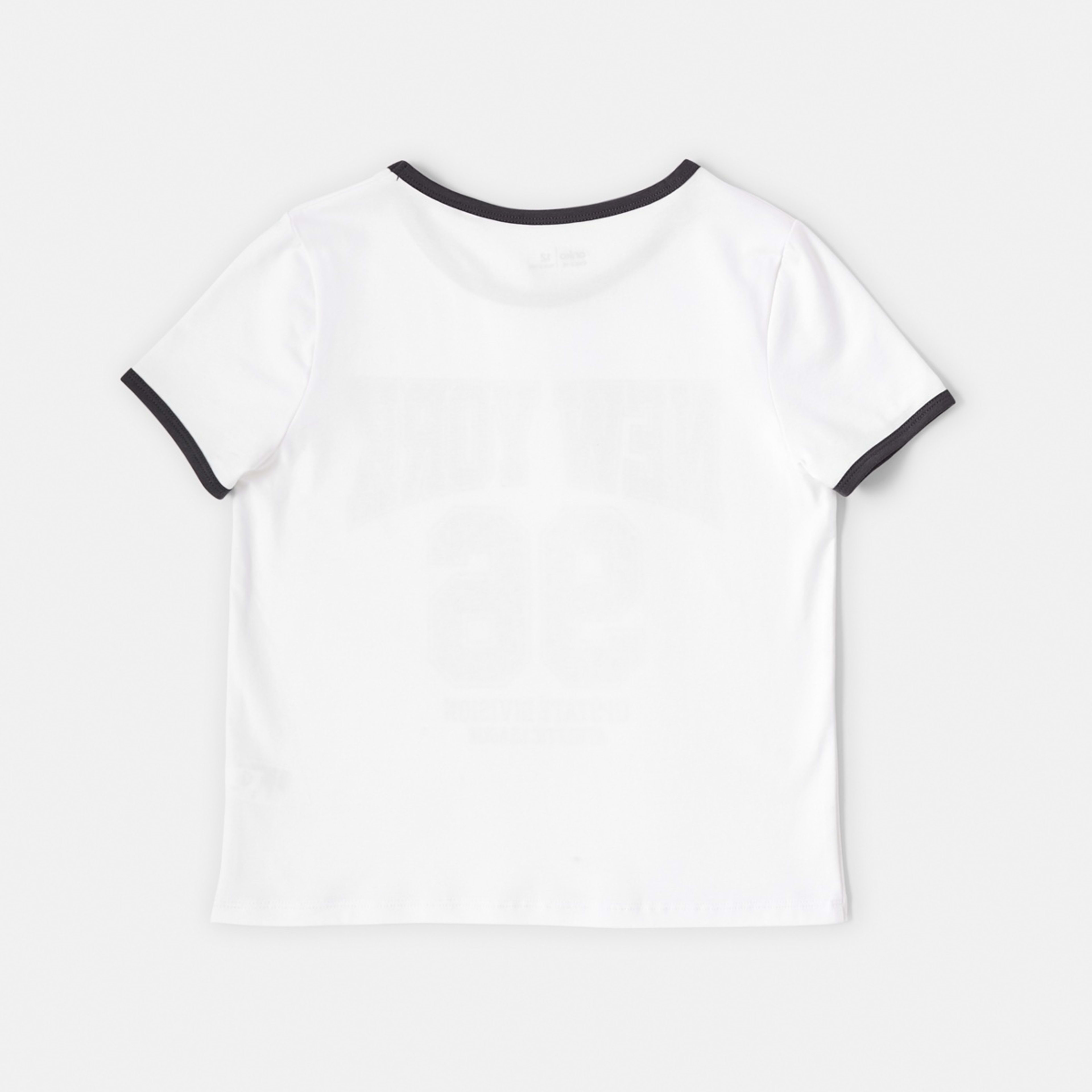 9 Short Sleeve Ringer T-shirt New York 96 White, 9 of 9