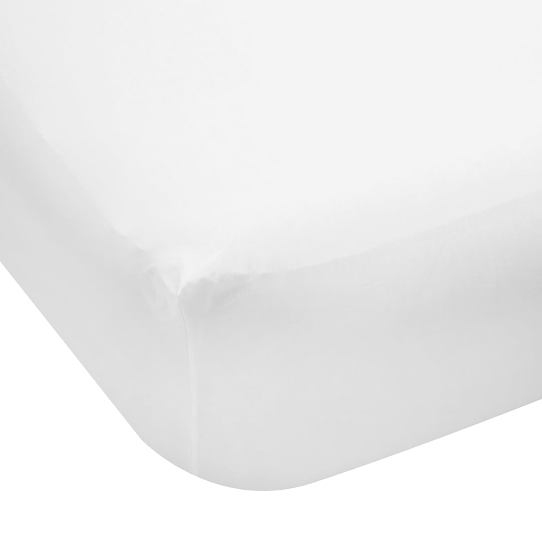 White Fitted Sheet Queen