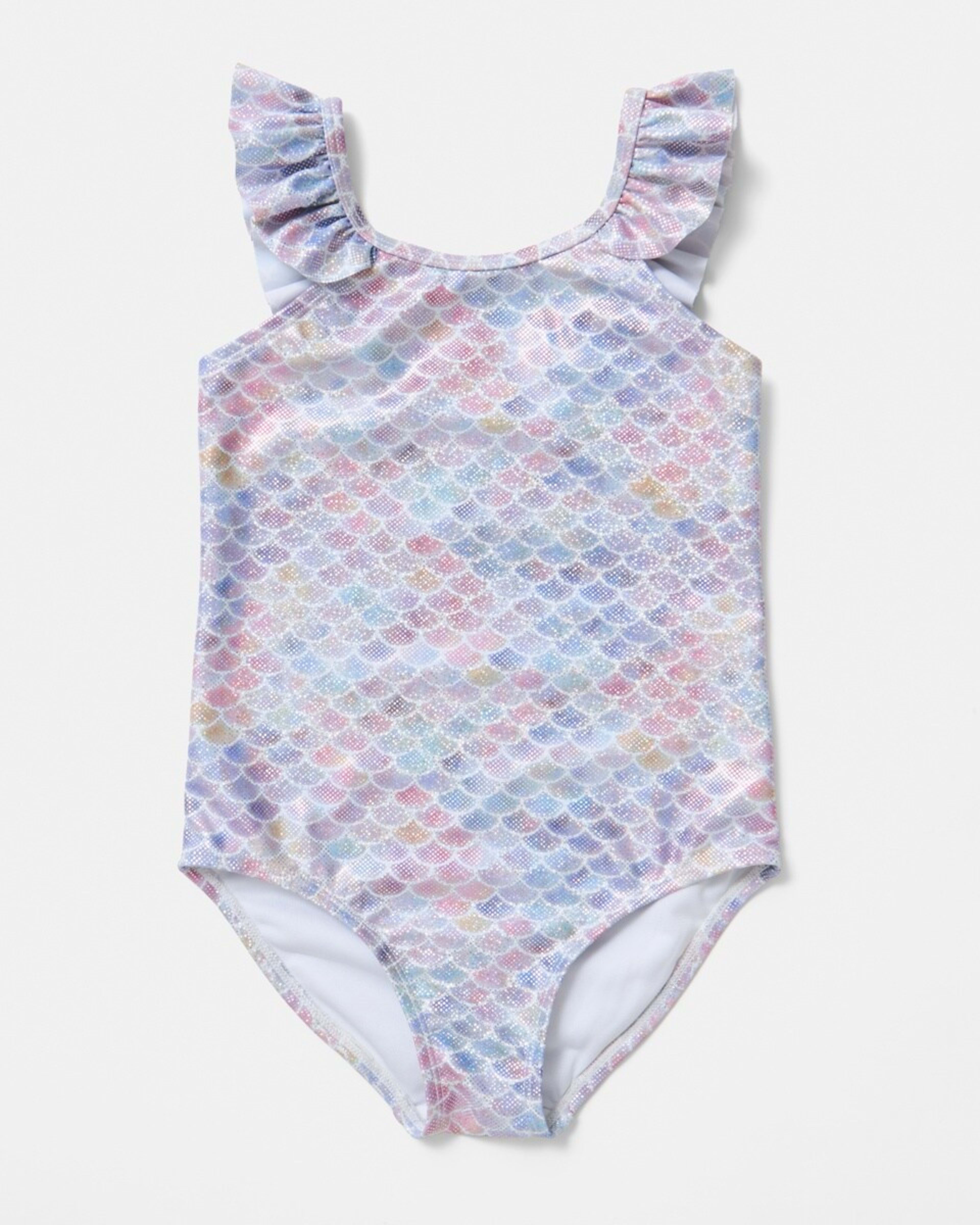 5 One Piece Swimsuit MERMAID SCALES, 5 of 8