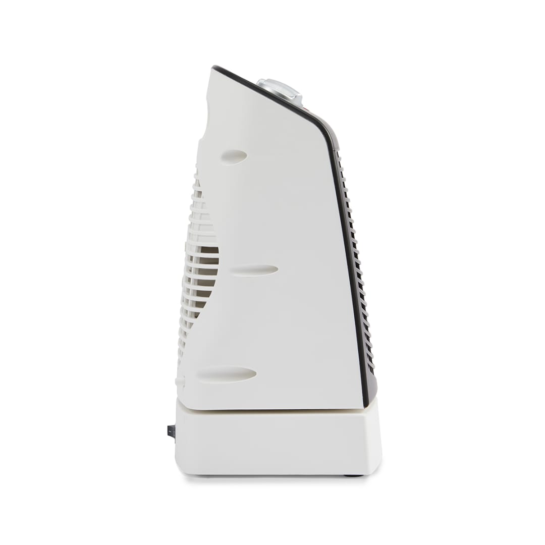 Oscillating Fan Heater Black and White Kmart