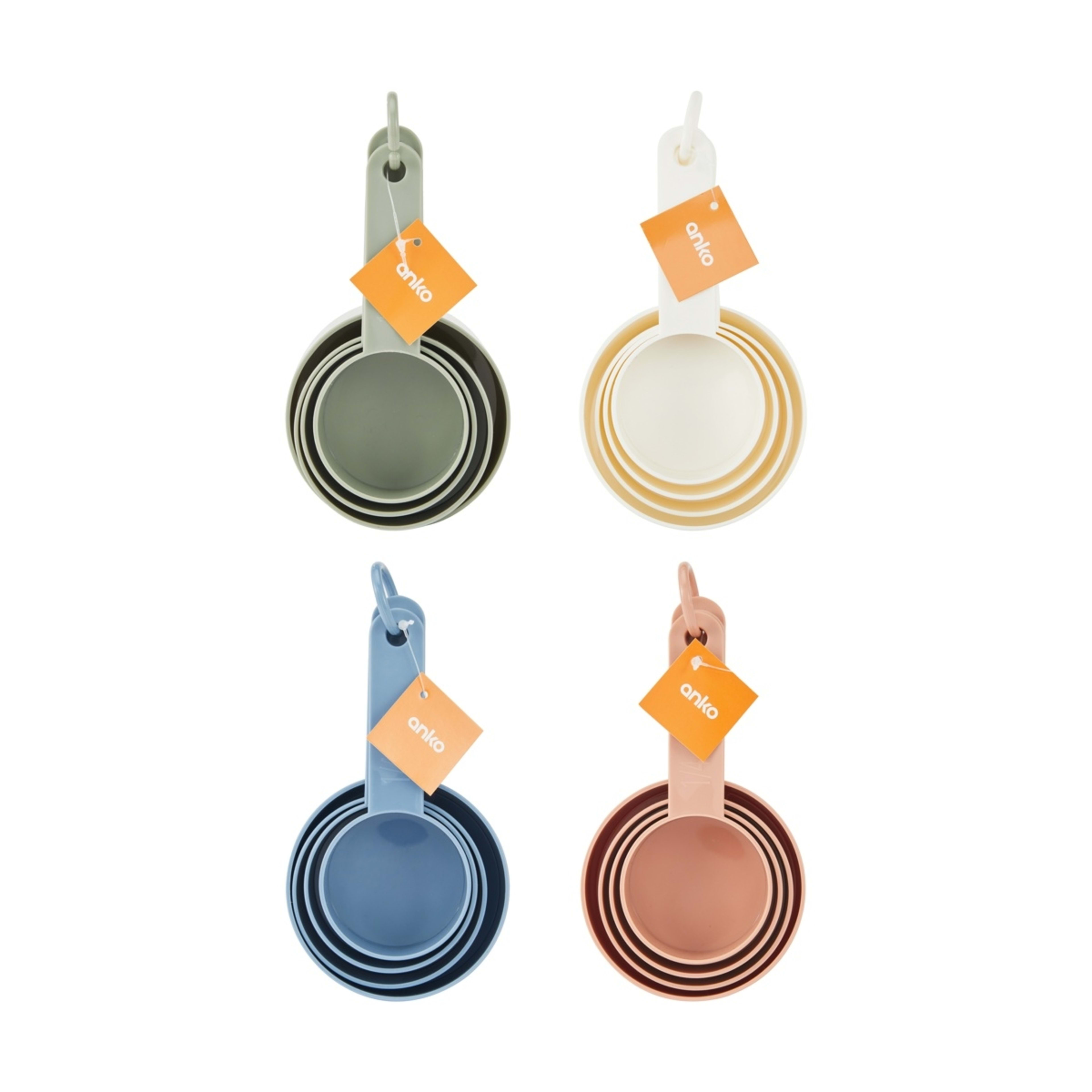 3 Set of 4 Measuring Cups - Assorted, 3 of 3