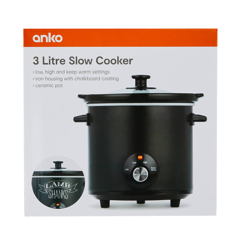 3L Slow Cooker Kmart