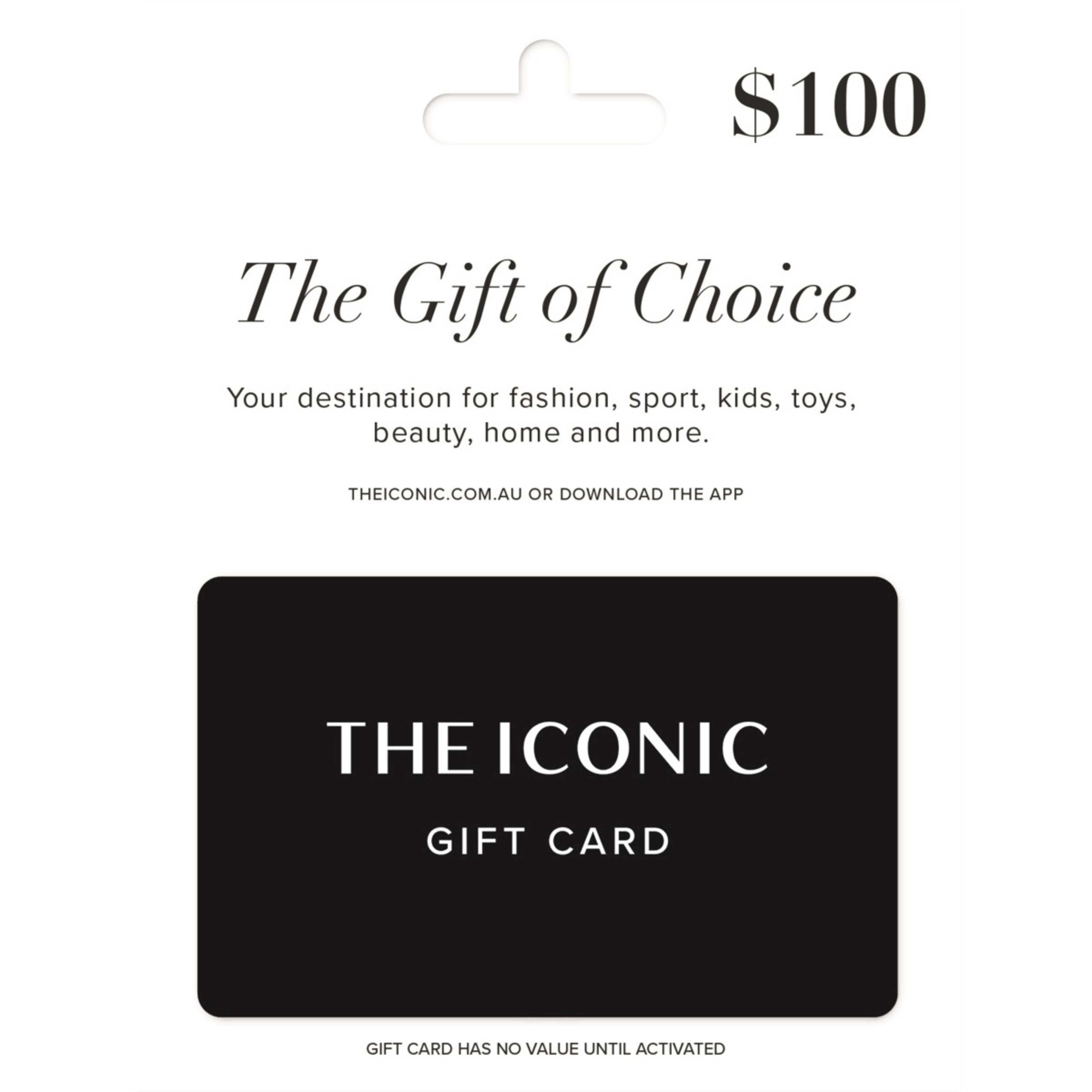 1 The Iconic $100 Gift Card