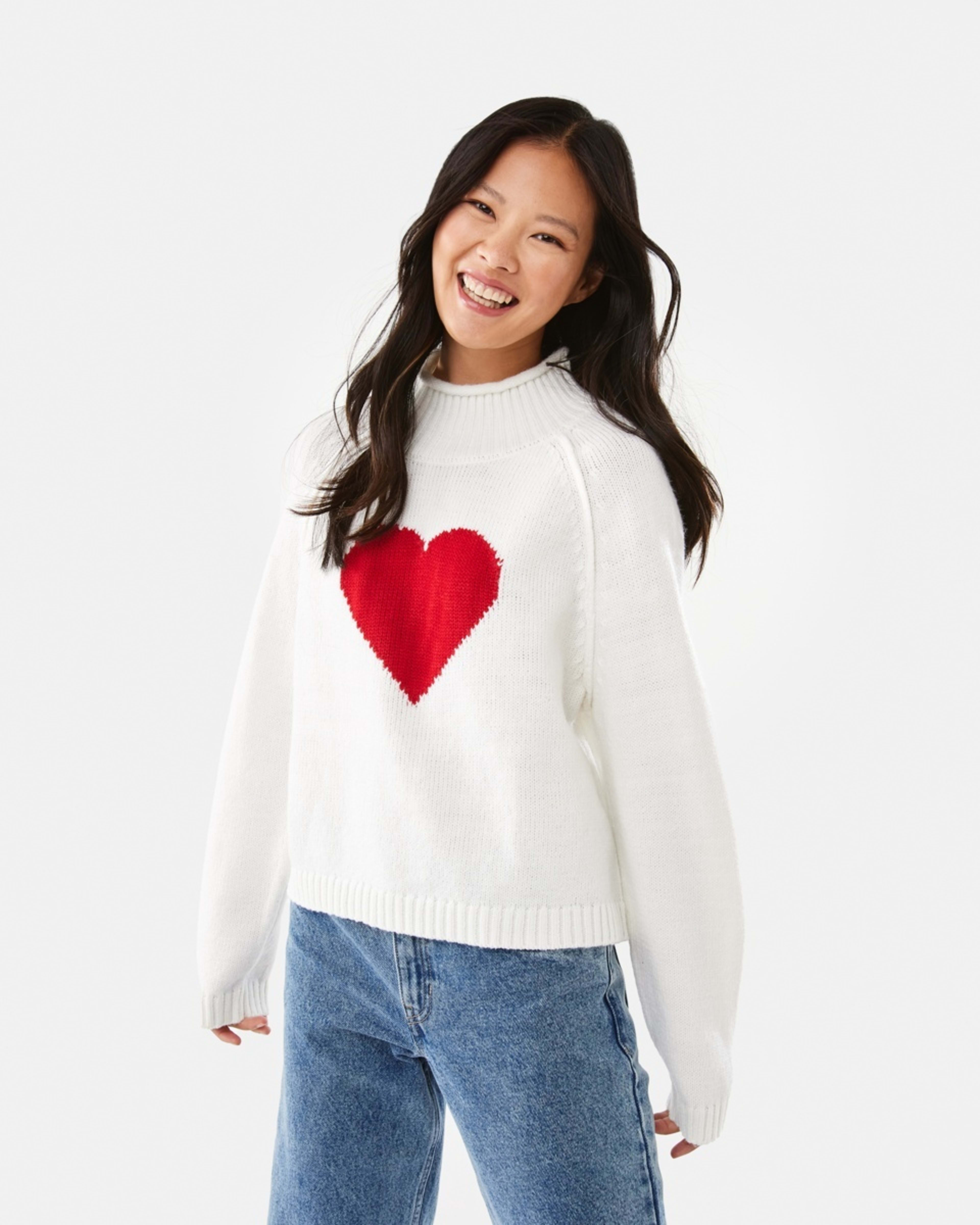 1 Jacquard Jumper Heart, 1 of 10