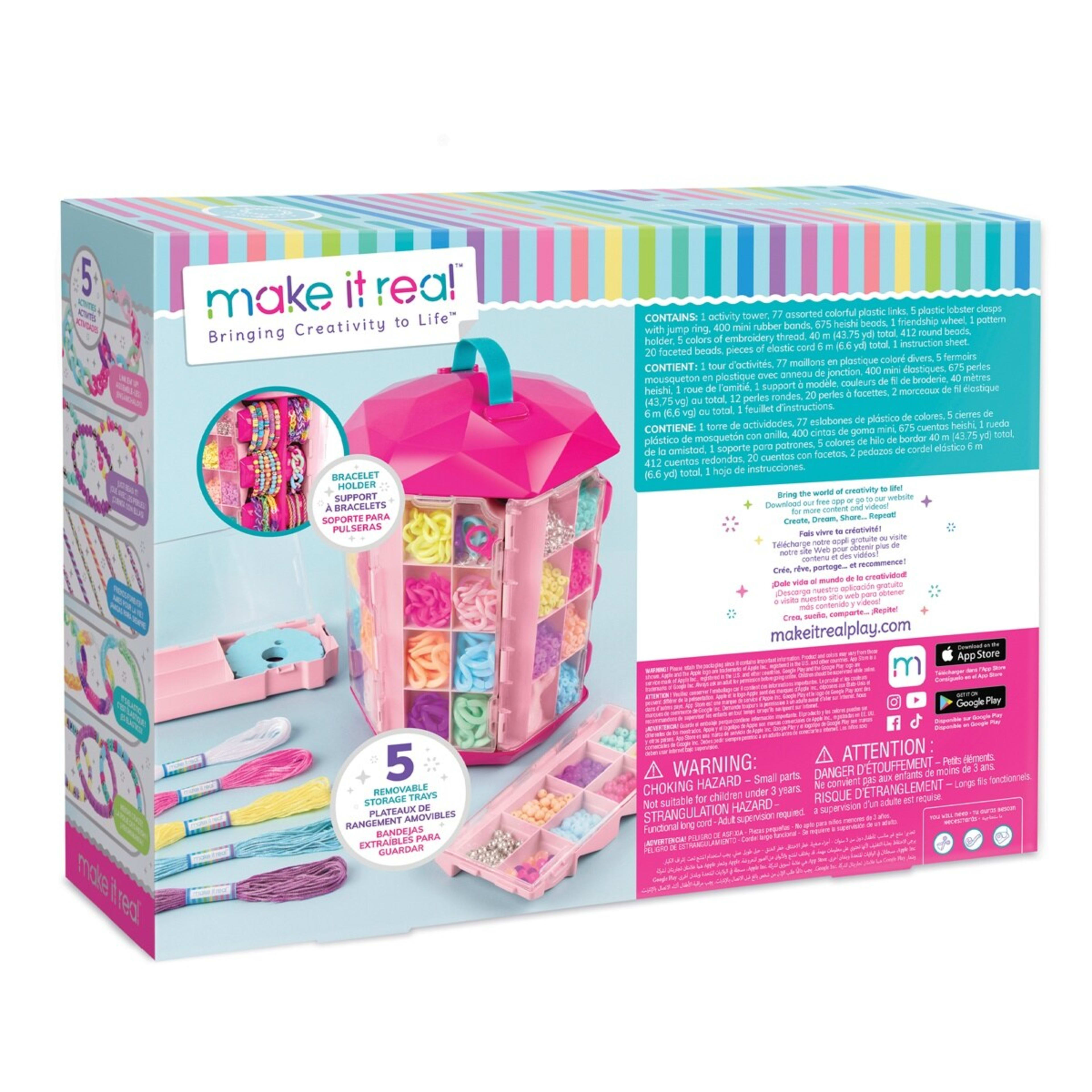 2 1600 Piece Make It Real 5-in-1 Activity Tower Playset, 2 of 10